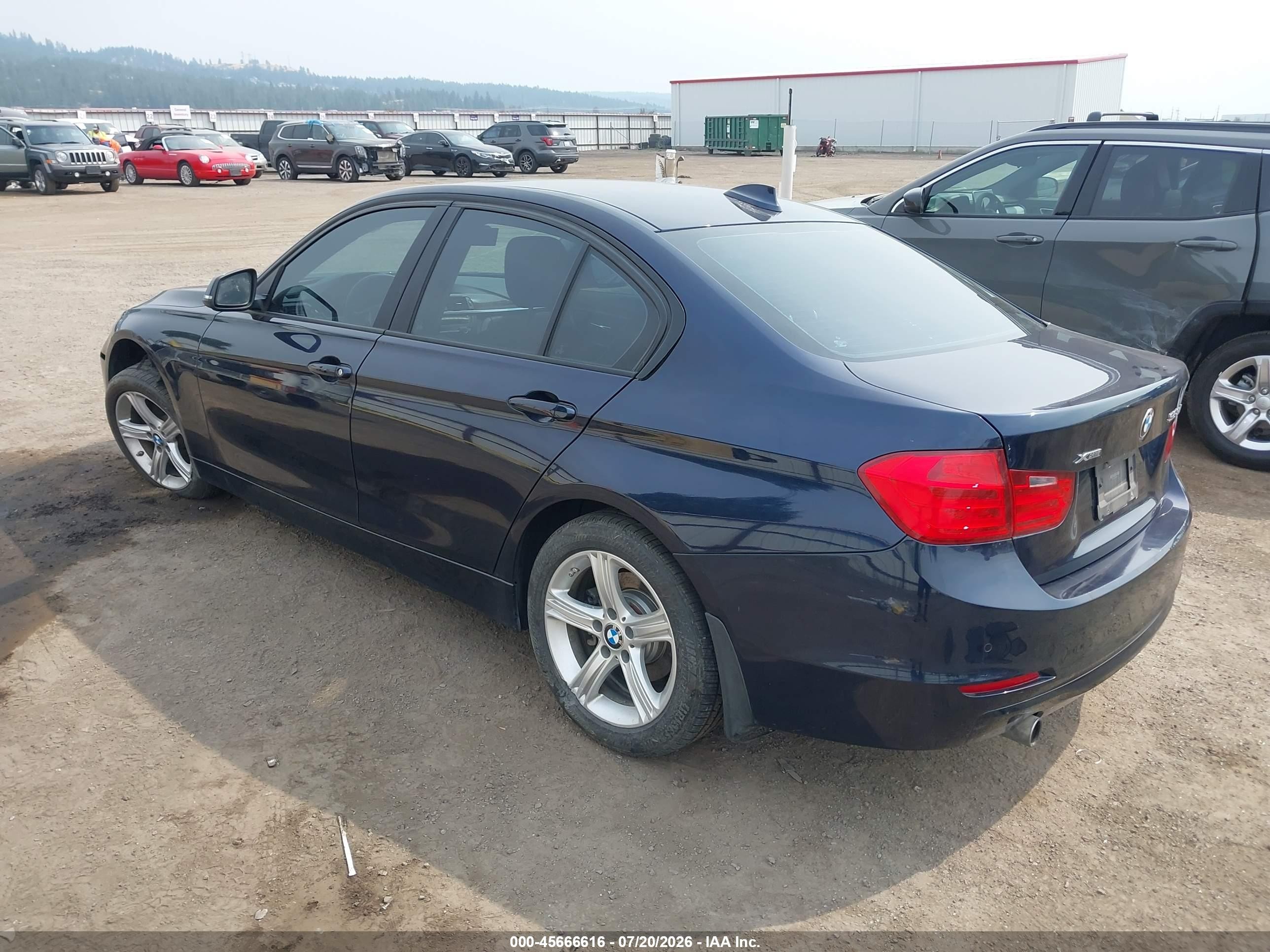 2014 Bmw 328d Xdrive Blue vin: WBA3D5C50EKX96781