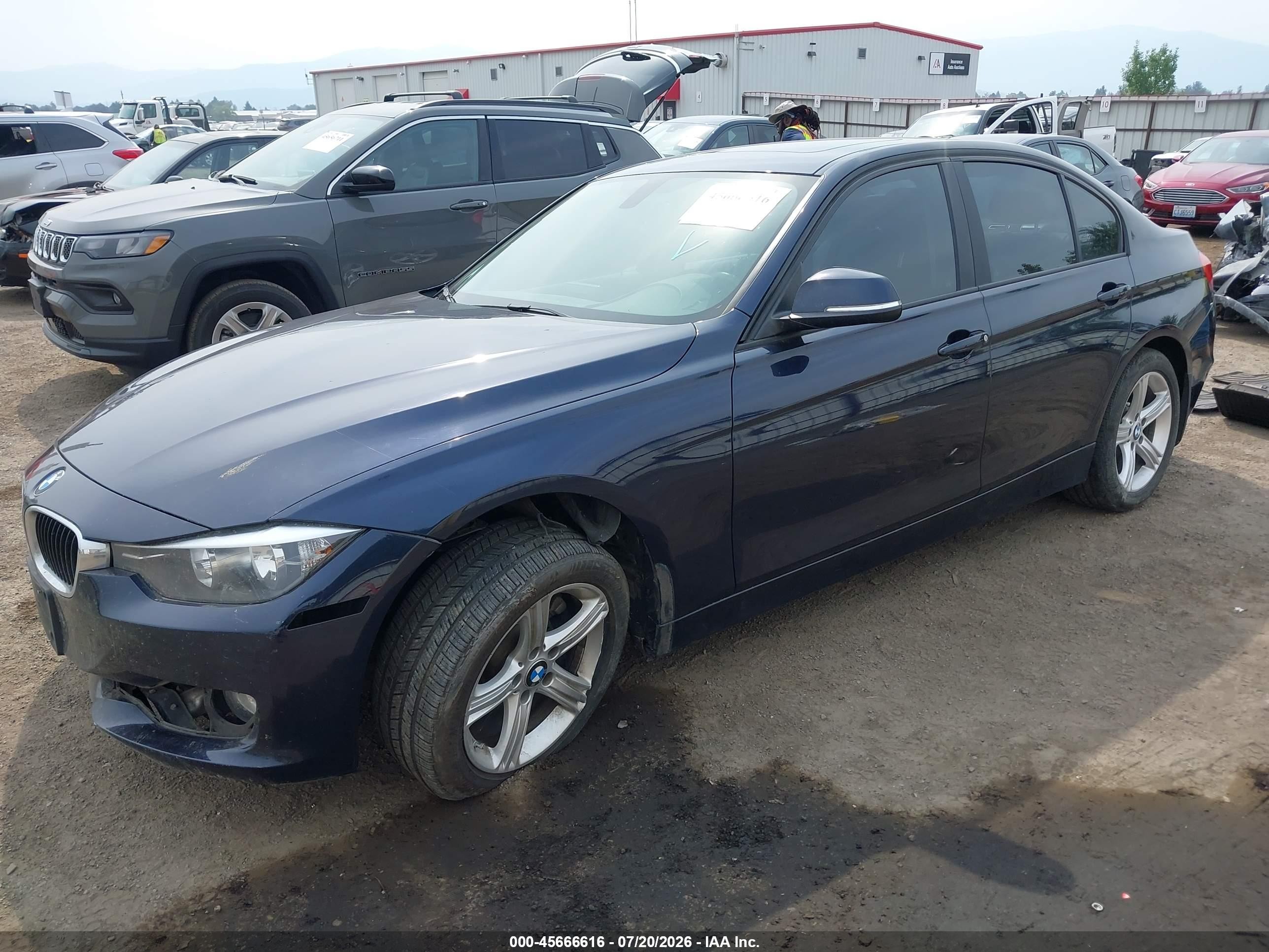 2014 Bmw 328d Xdrive Blue vin: WBA3D5C50EKX96781