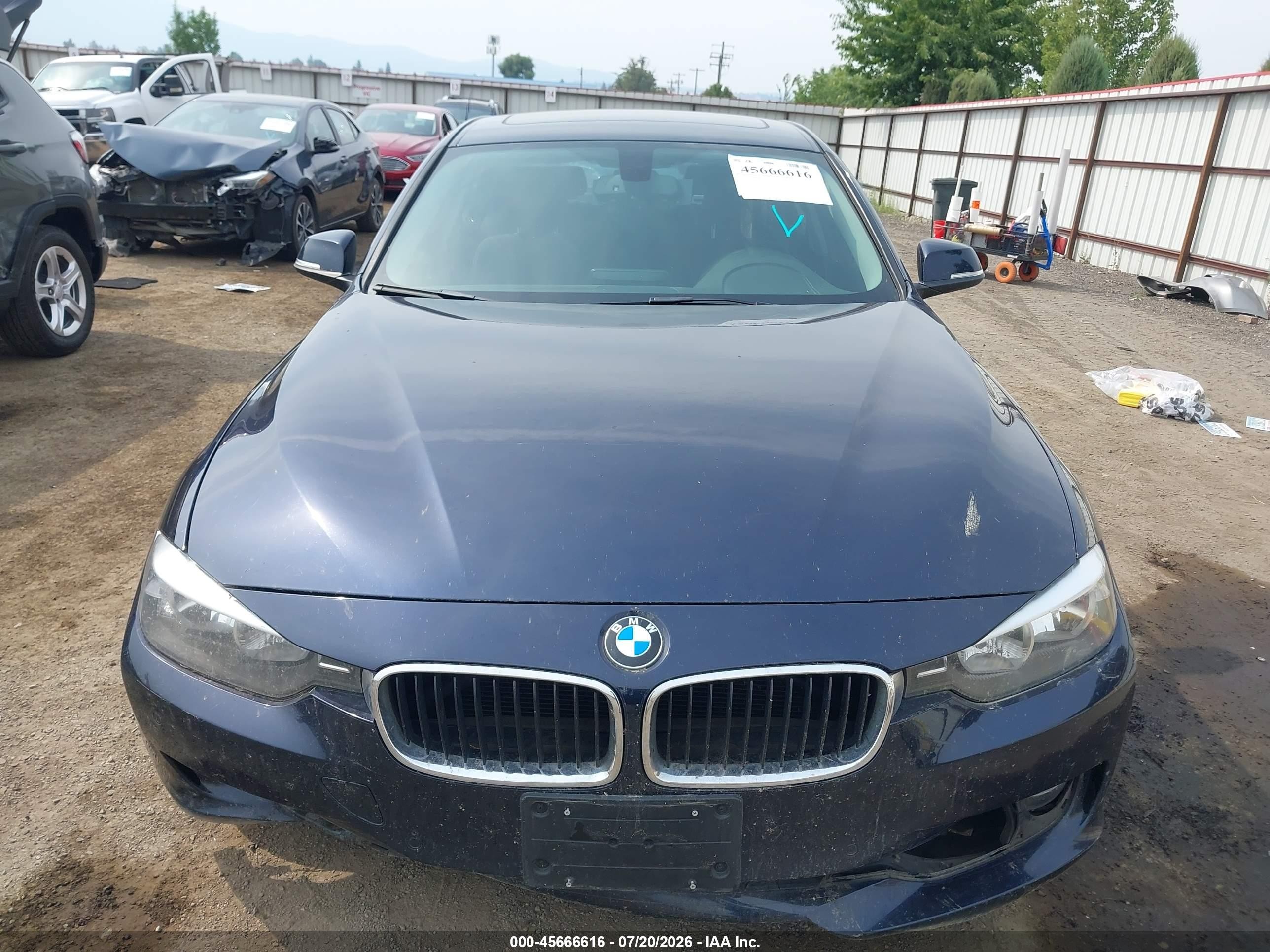 2014 Bmw 328d Xdrive Blue vin: WBA3D5C50EKX96781