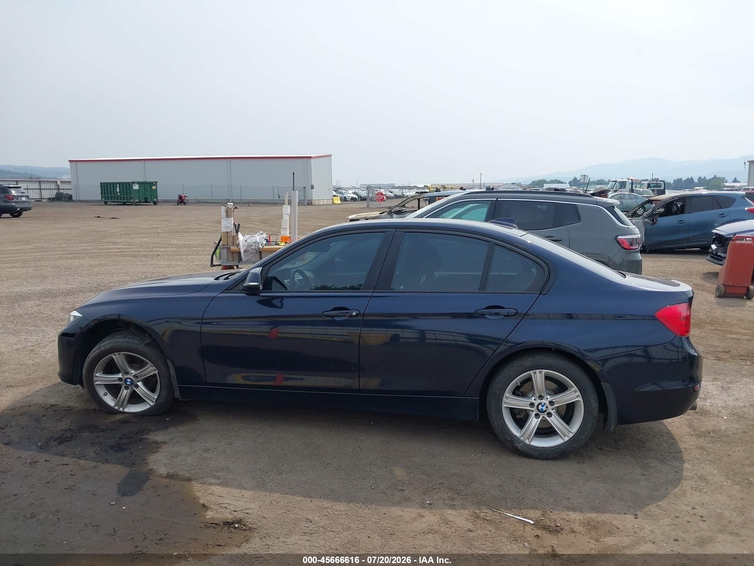 2014 Bmw 328d Xdrive Blue vin: WBA3D5C50EKX96781