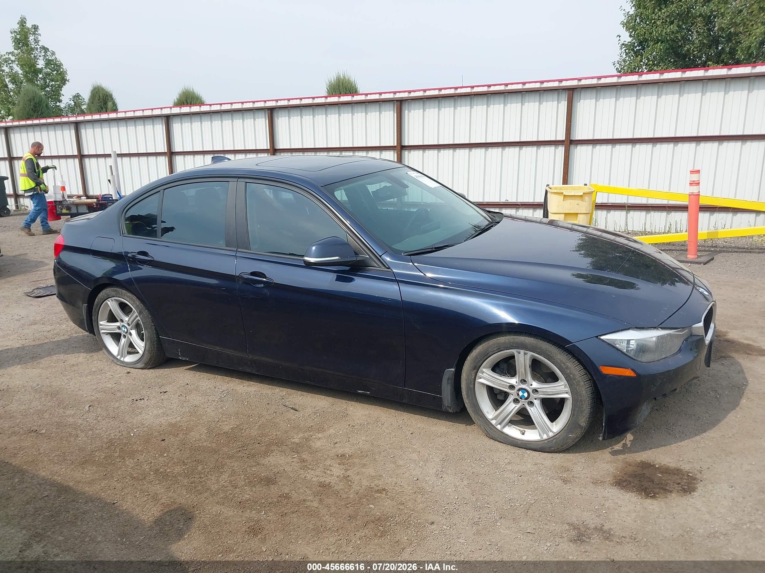 2014 Bmw 328d Xdrive Blue vin: WBA3D5C50EKX96781
