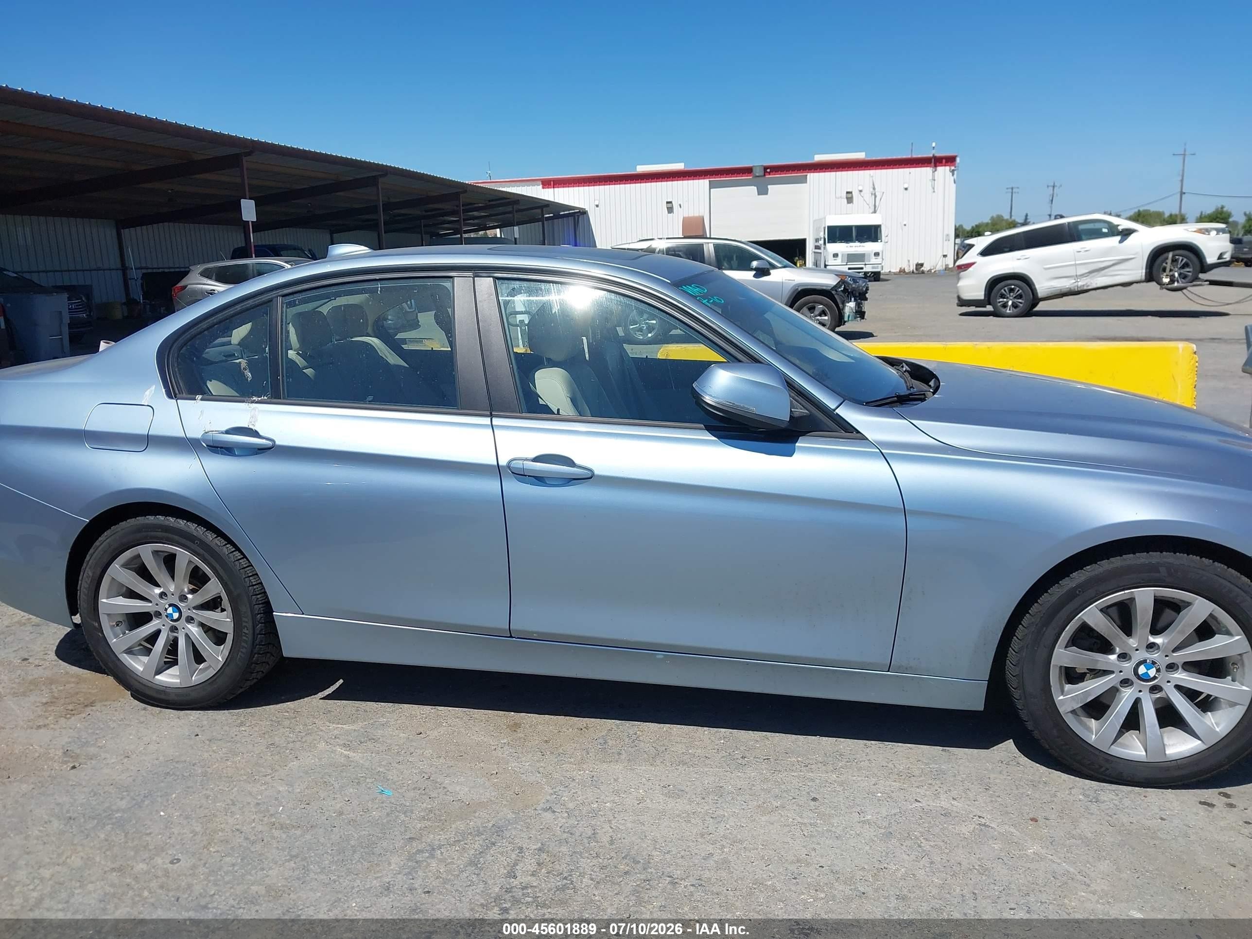 2015 Bmw 328d Xdrive Light Blue vin: WBA3D5C50FK290661