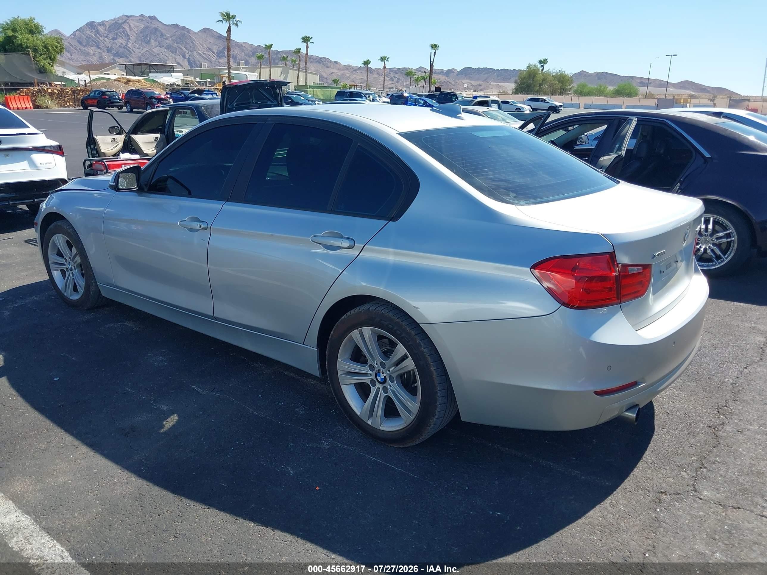 2014 Bmw 328d Xdrive Silver vin: WBA3D5C51EKX96983