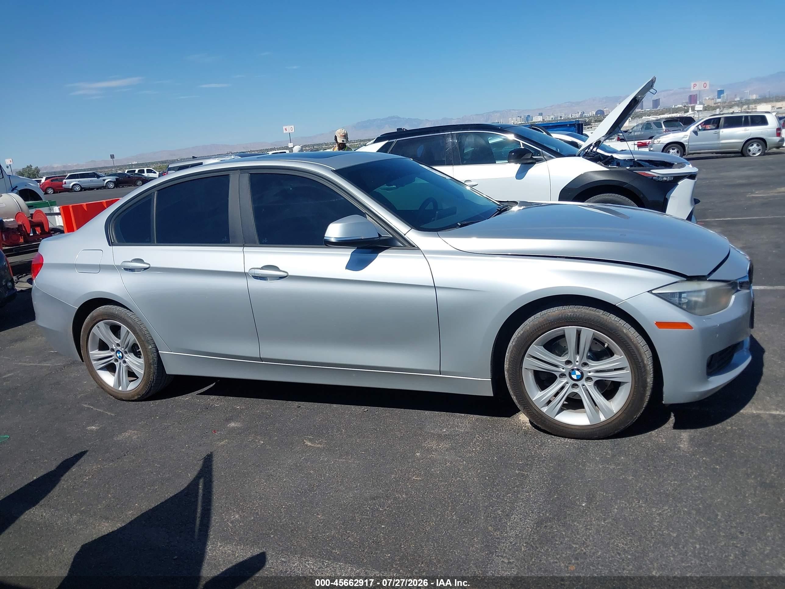 2014 Bmw 328d Xdrive Silver vin: WBA3D5C51EKX96983