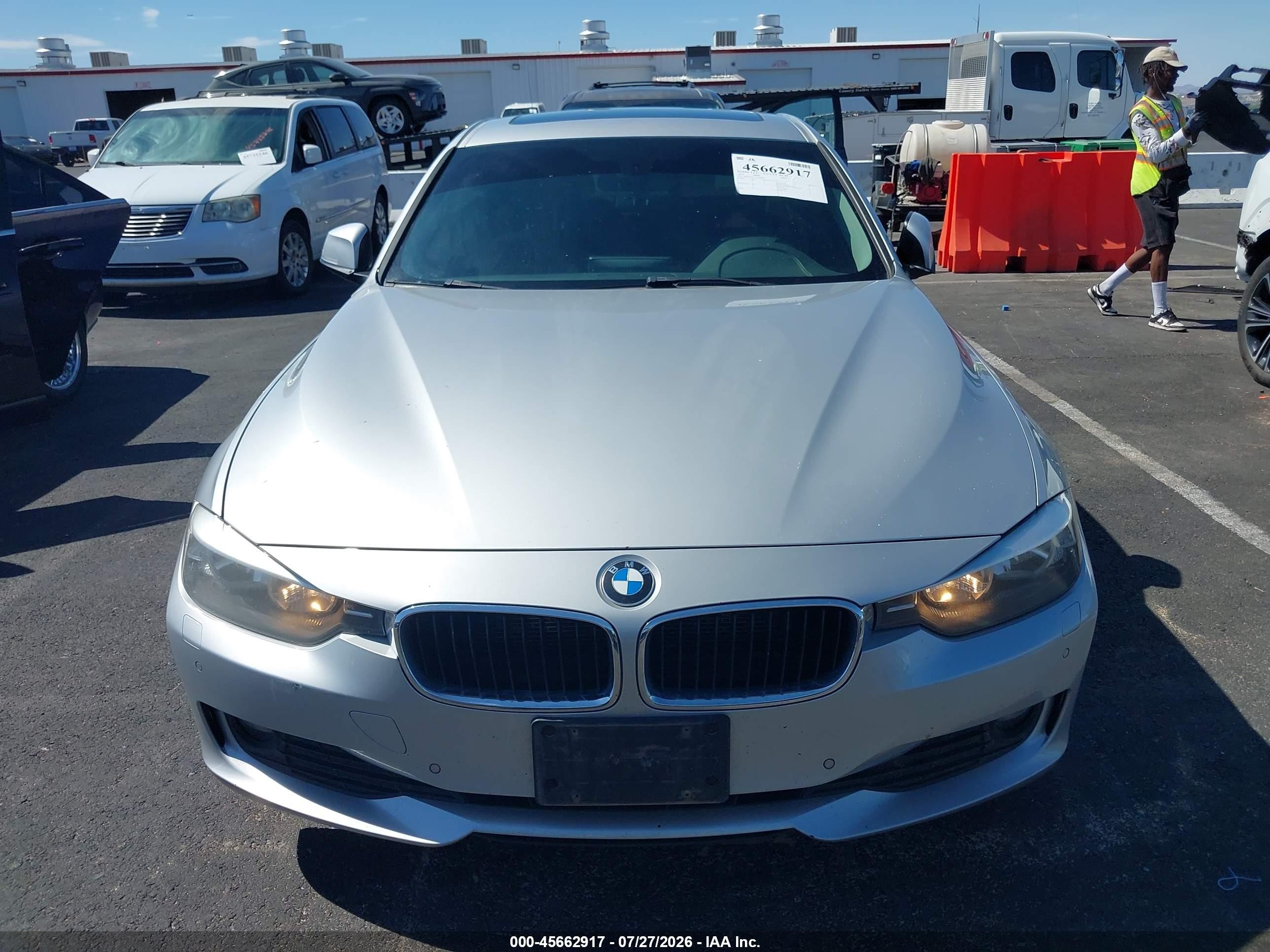 2014 Bmw 328d Xdrive Silver vin: WBA3D5C51EKX96983