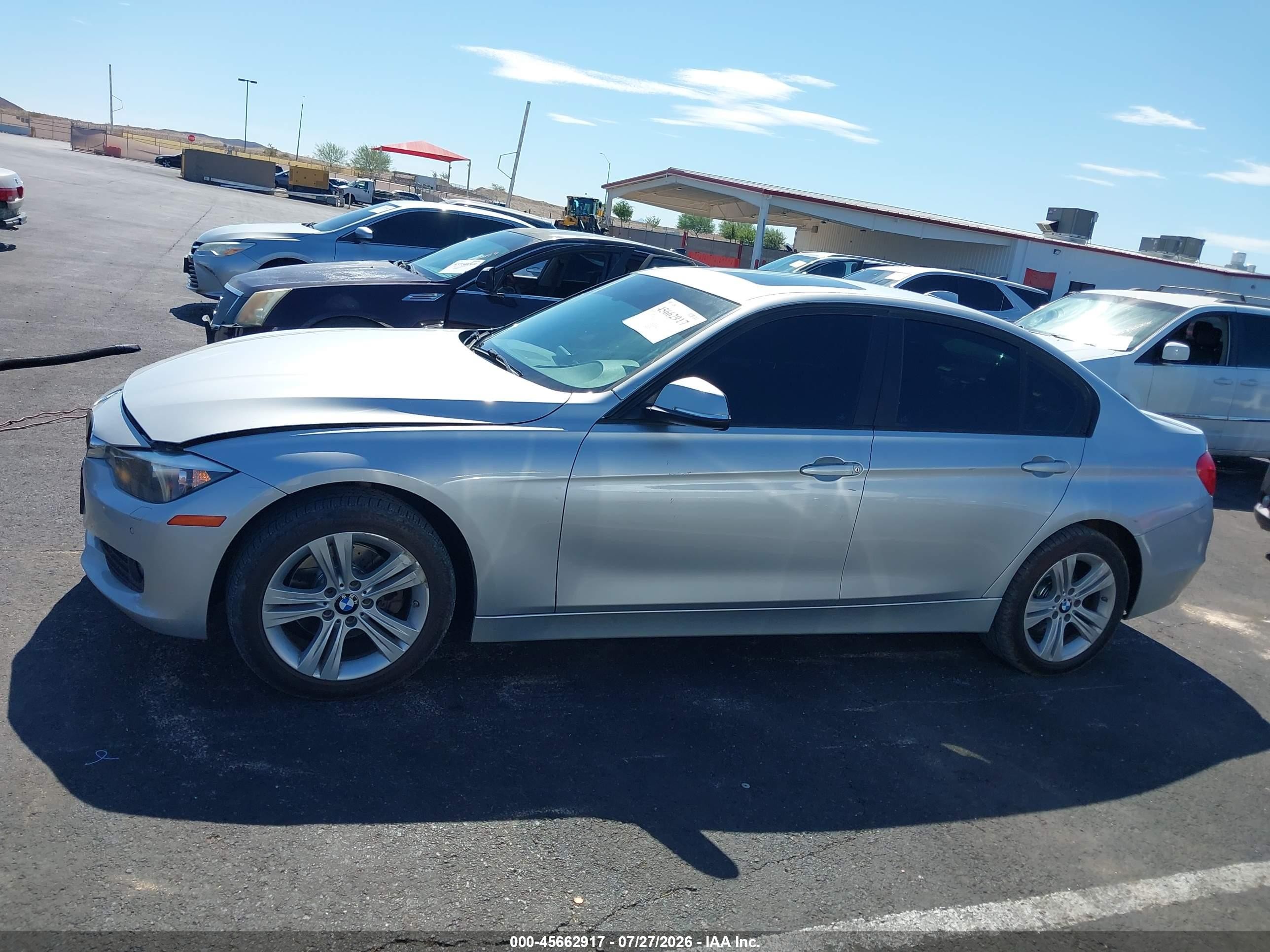 2014 Bmw 328d Xdrive Silver vin: WBA3D5C51EKX96983