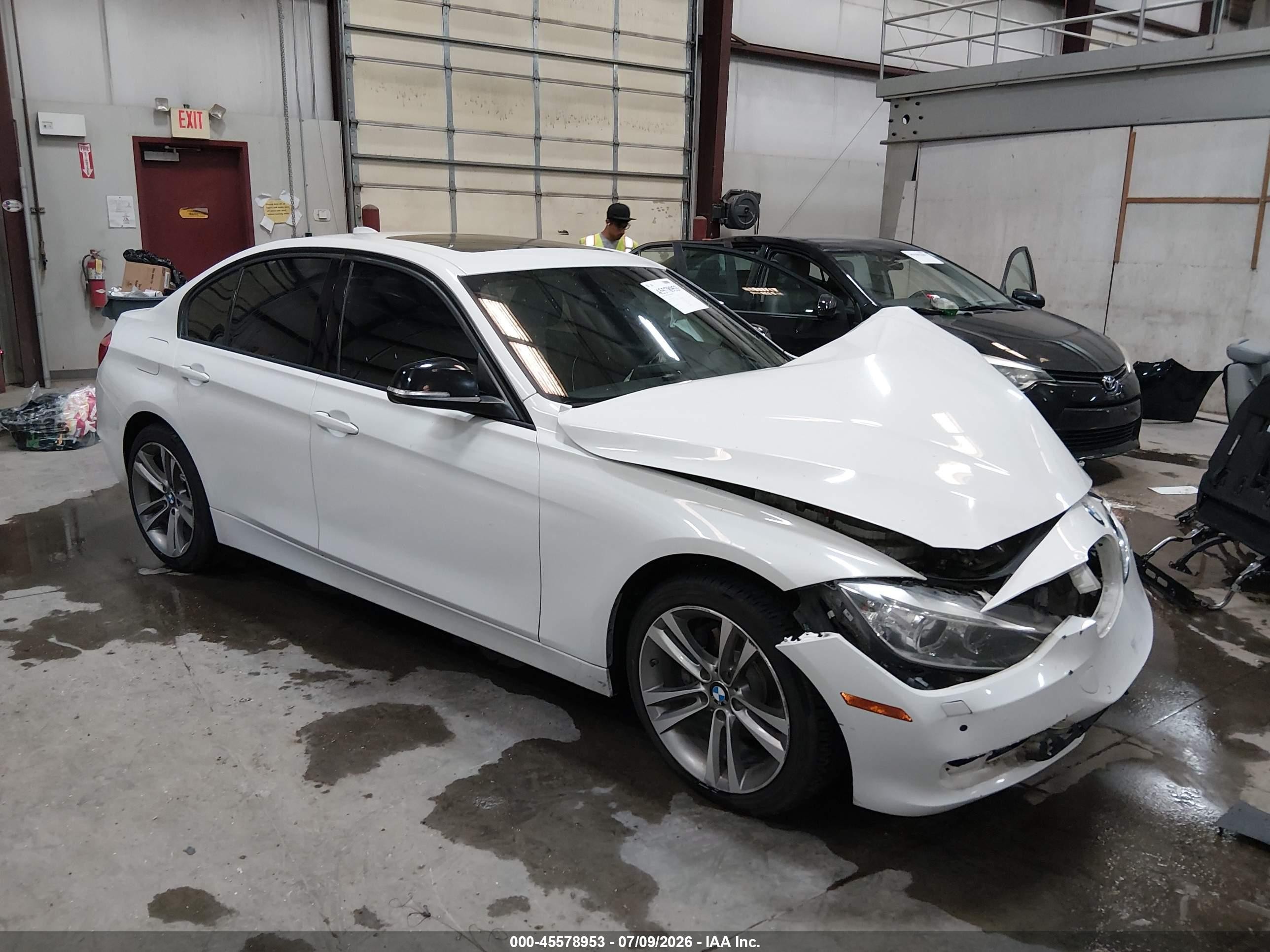 2014 Bmw 328d Xdrive White vin: WBA3D5C52EKX97625