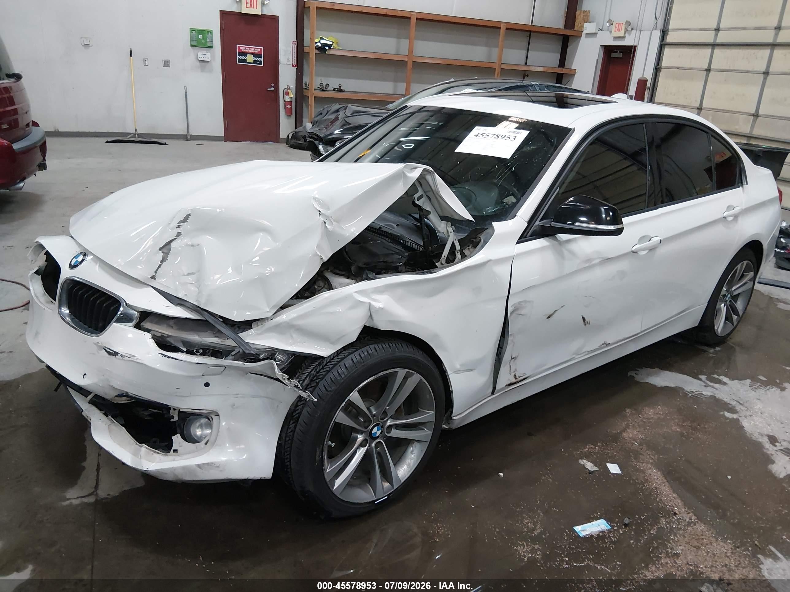 2014 Bmw 328d Xdrive Белый vin: WBA3D5C52EKX97625