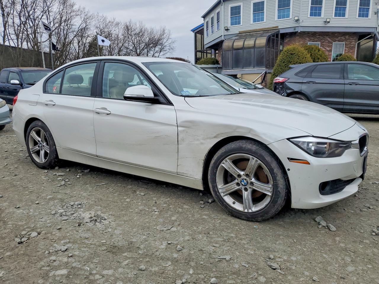 2014 Bmw 328 D Xdrive White vin: WBA3D5C53EKX97424