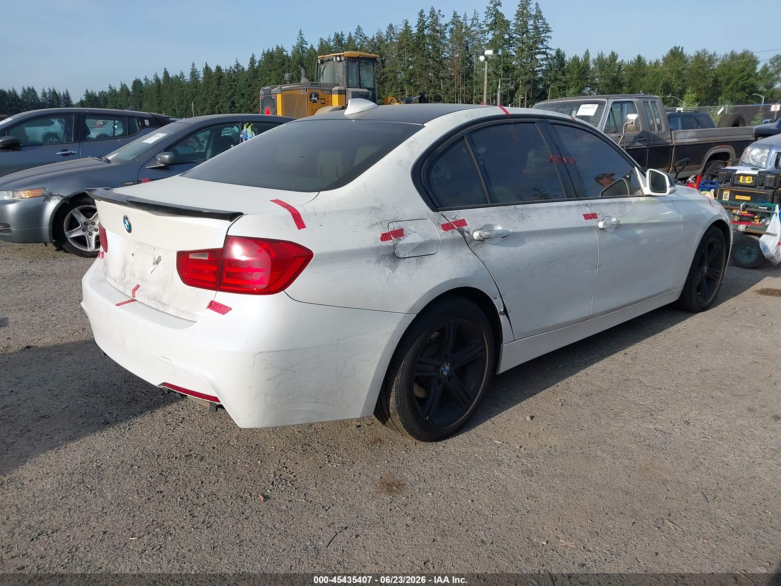 2014 Bmw 328d Xdrive White vin: WBA3D5C54EKX95908