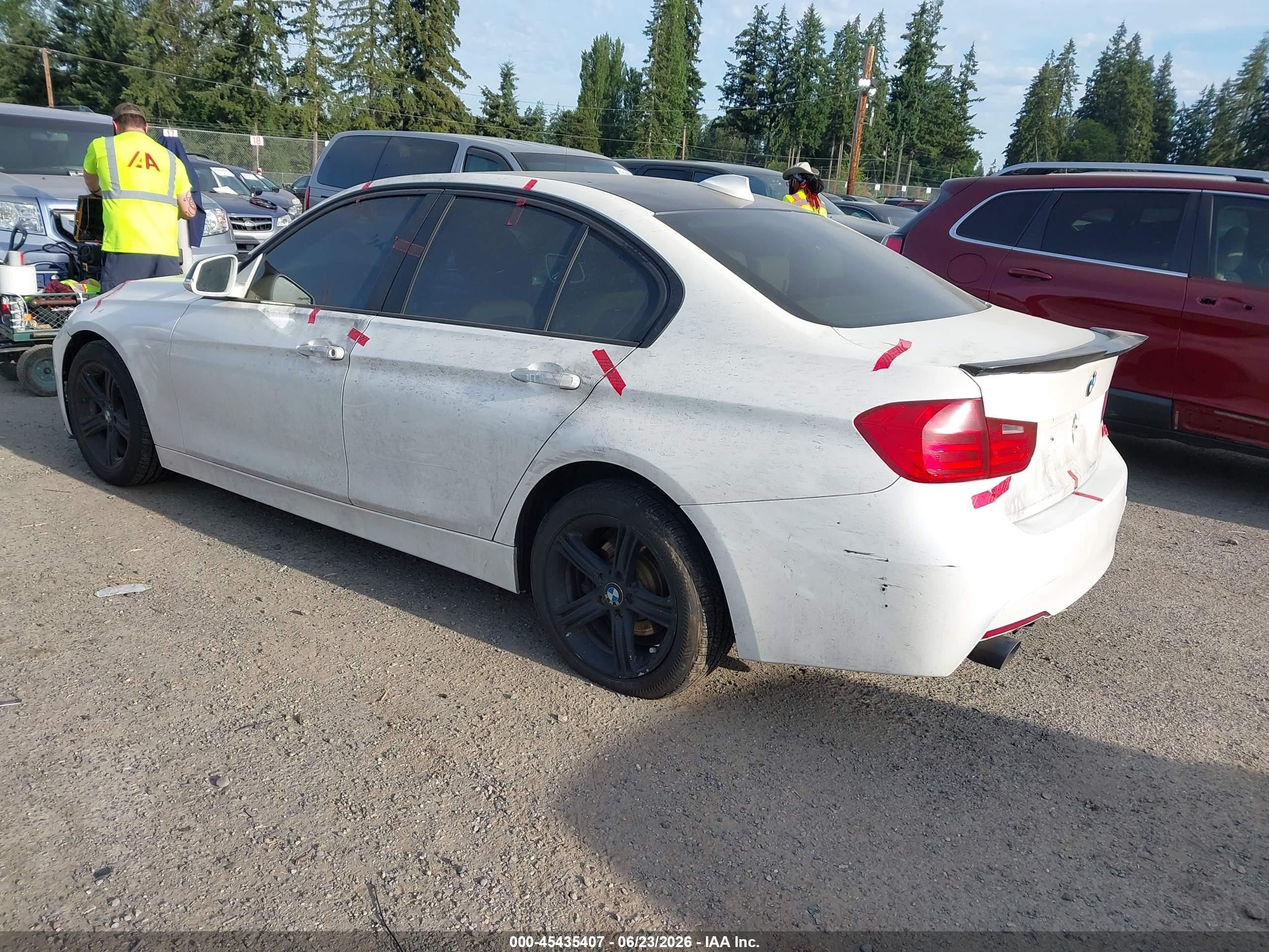 2014 Bmw 328d Xdrive White vin: WBA3D5C54EKX95908