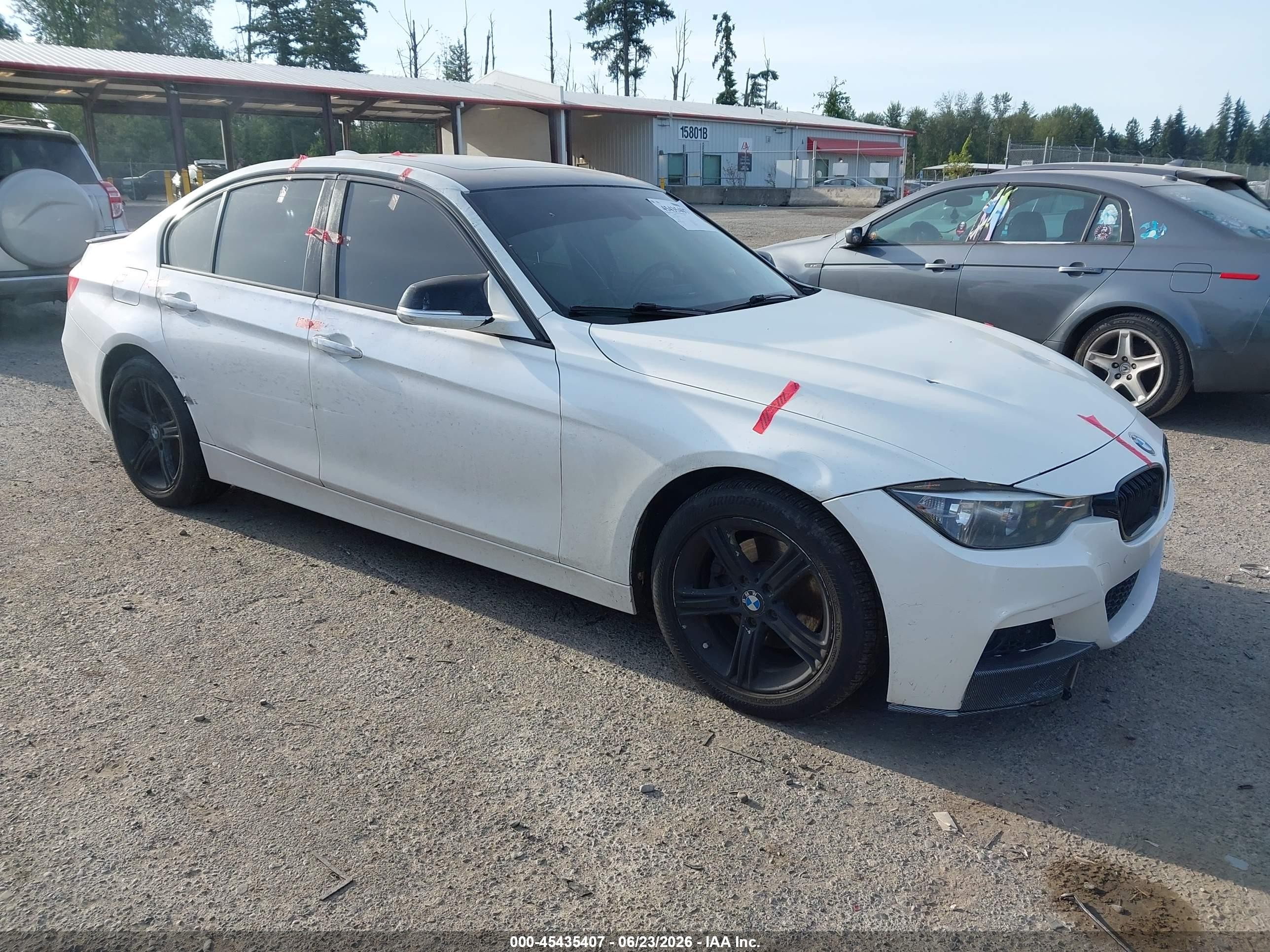 2014 Bmw 328d Xdrive White vin: WBA3D5C54EKX95908