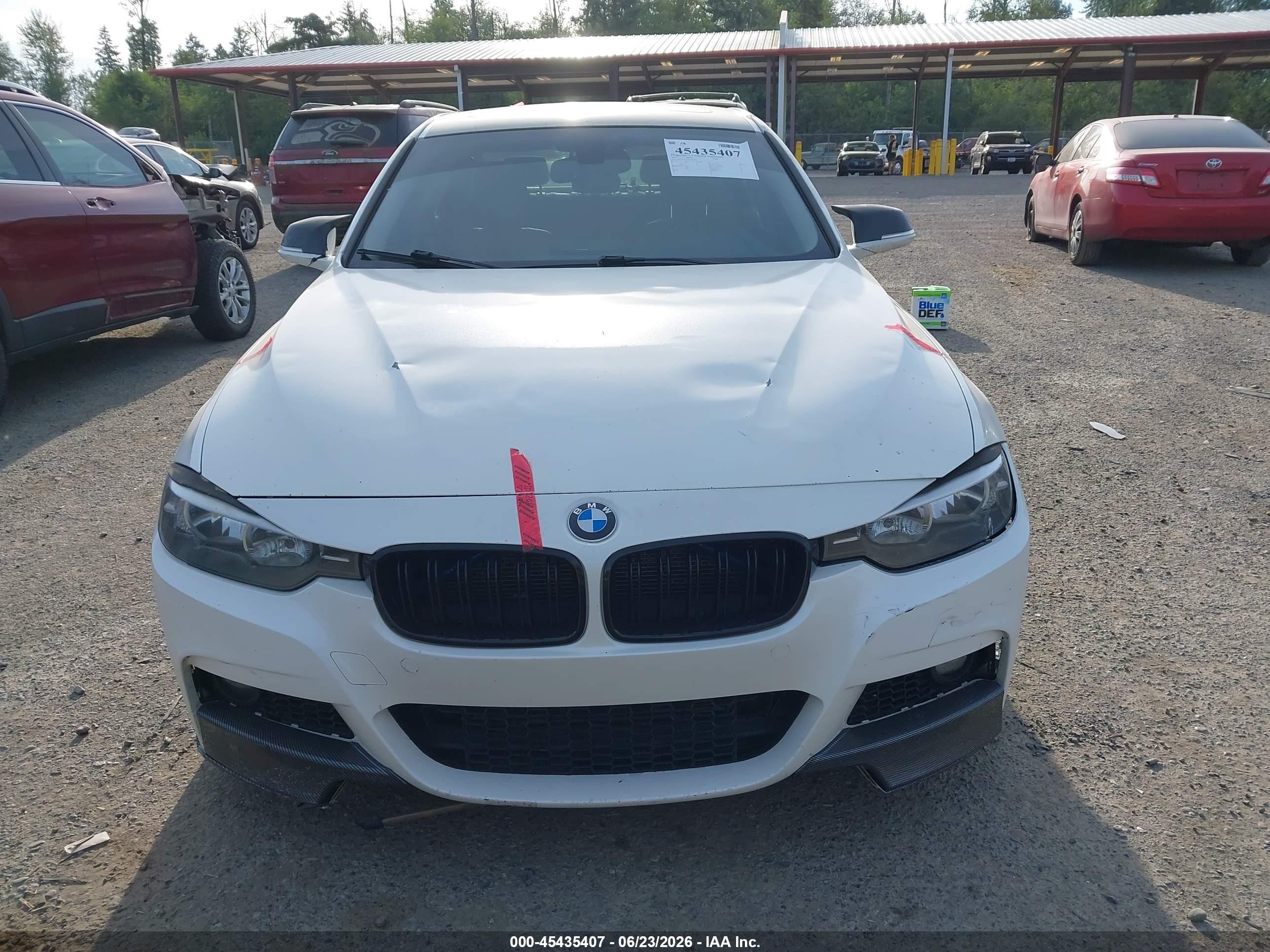 2014 Bmw 328d Xdrive White vin: WBA3D5C54EKX95908