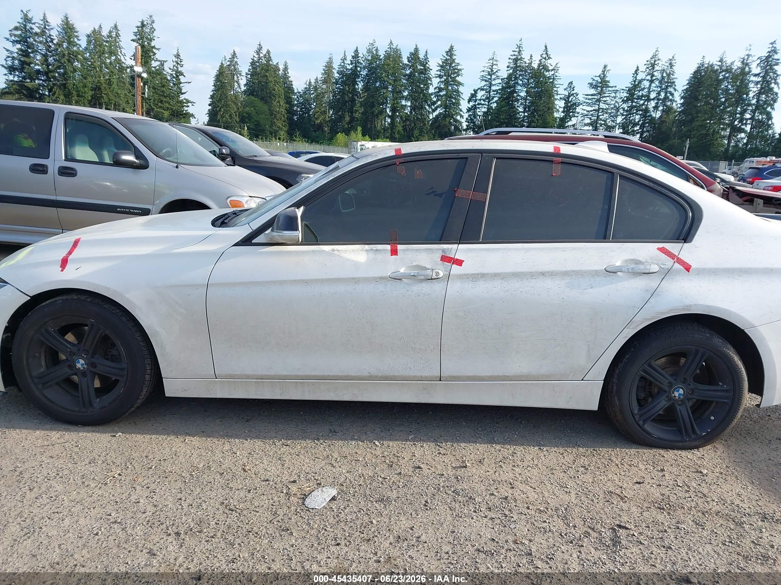 2014 Bmw 328d Xdrive White vin: WBA3D5C54EKX95908