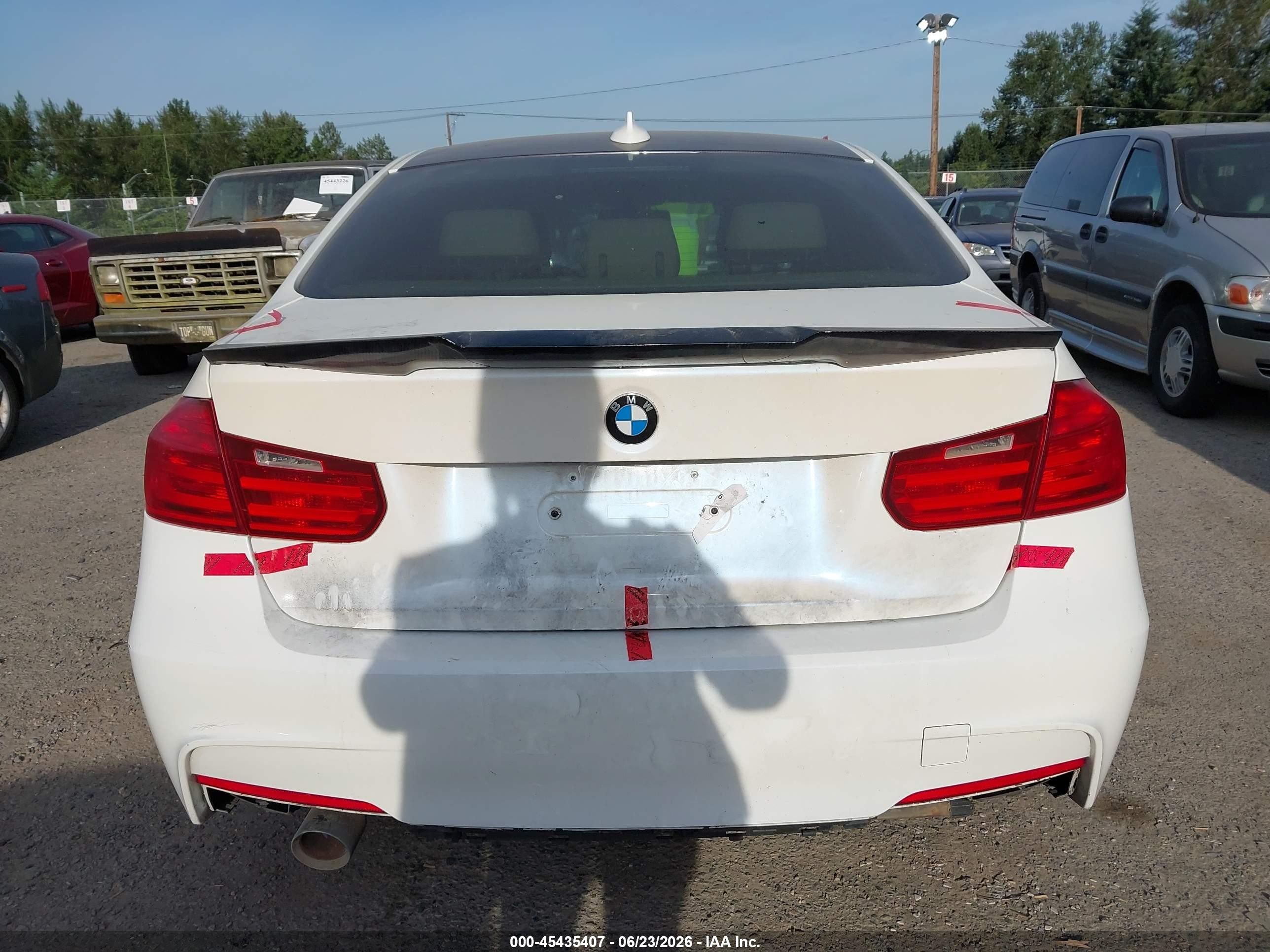 2014 Bmw 328d Xdrive White vin: WBA3D5C54EKX95908