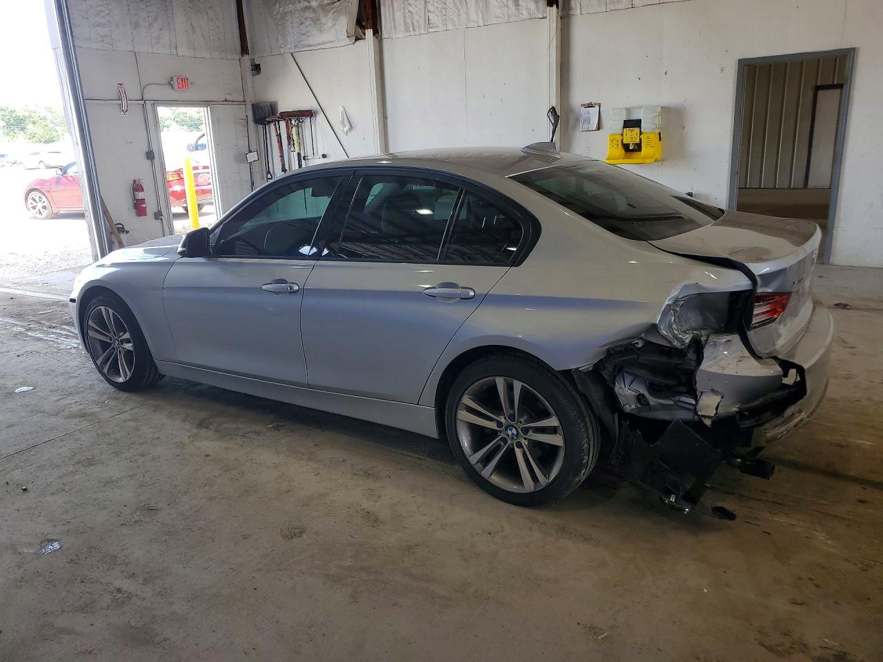 2014 Bmw 328 D Xdrive Silver vin: WBA3D5C55EKX95030