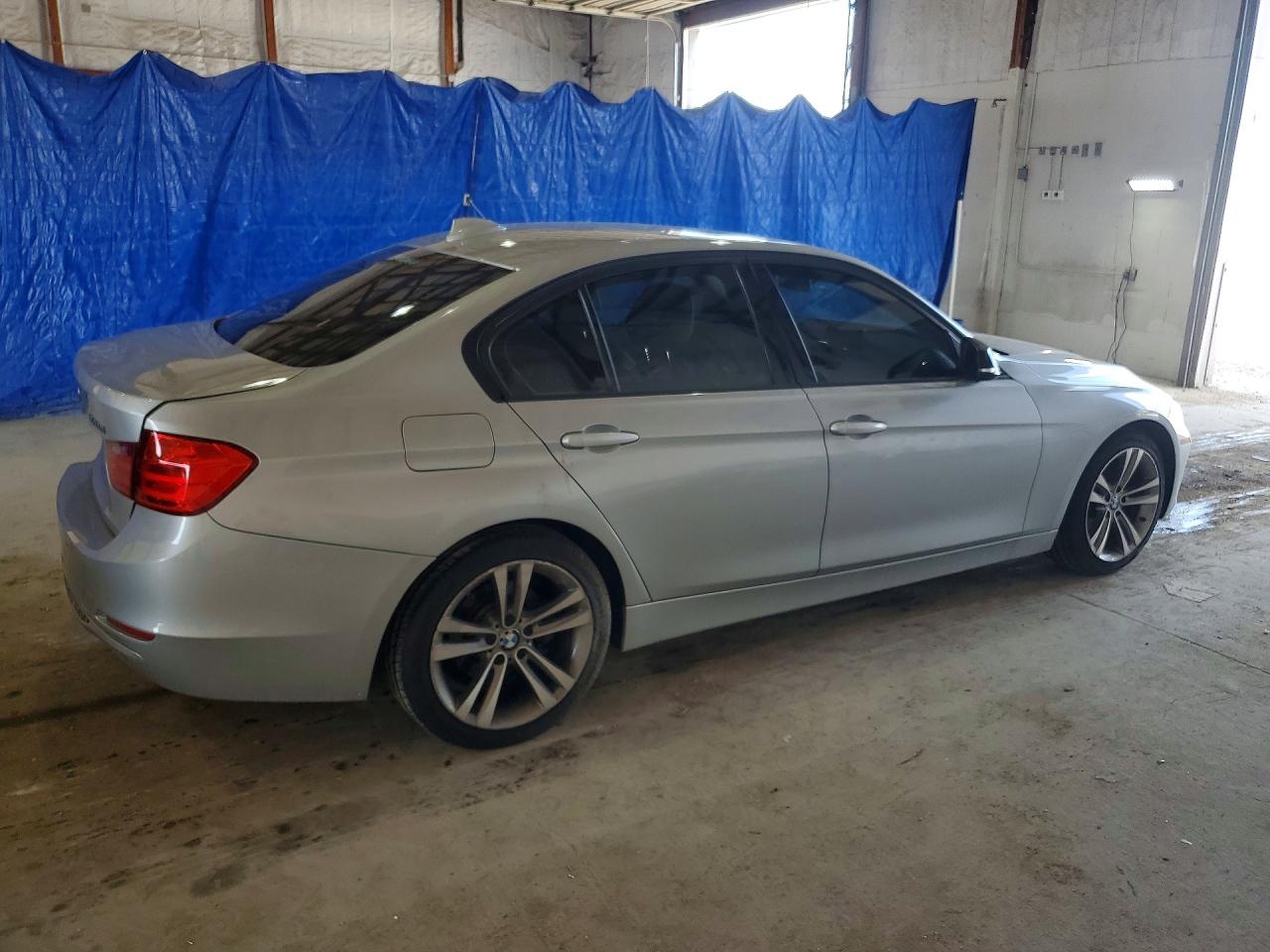 2014 Bmw 328 D Xdrive Silver vin: WBA3D5C55EKX95030