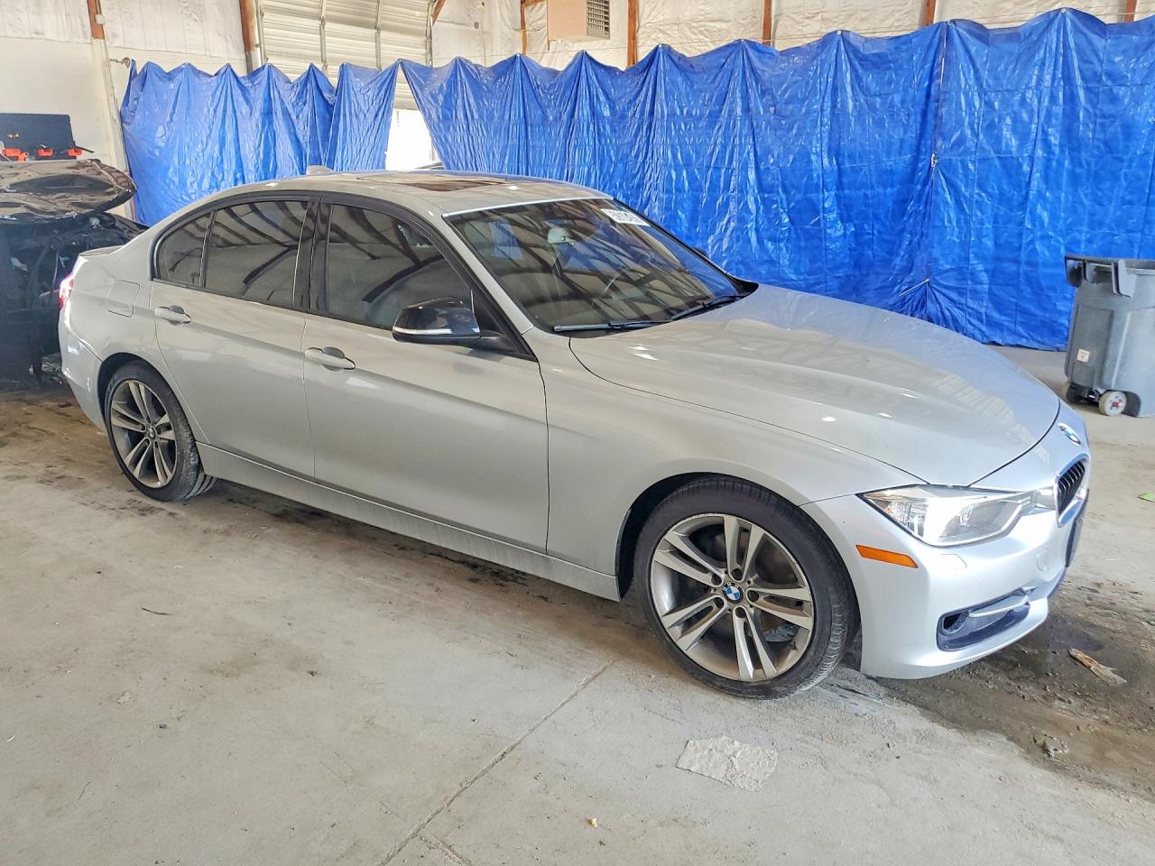 2014 Bmw 328 D Xdrive Silver vin: WBA3D5C55EKX95030
