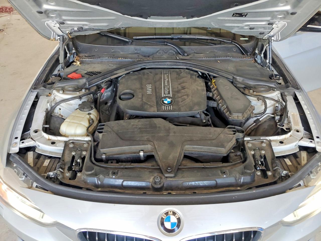 2014 Bmw 328 D Xdrive Silver vin: WBA3D5C55EKX95030