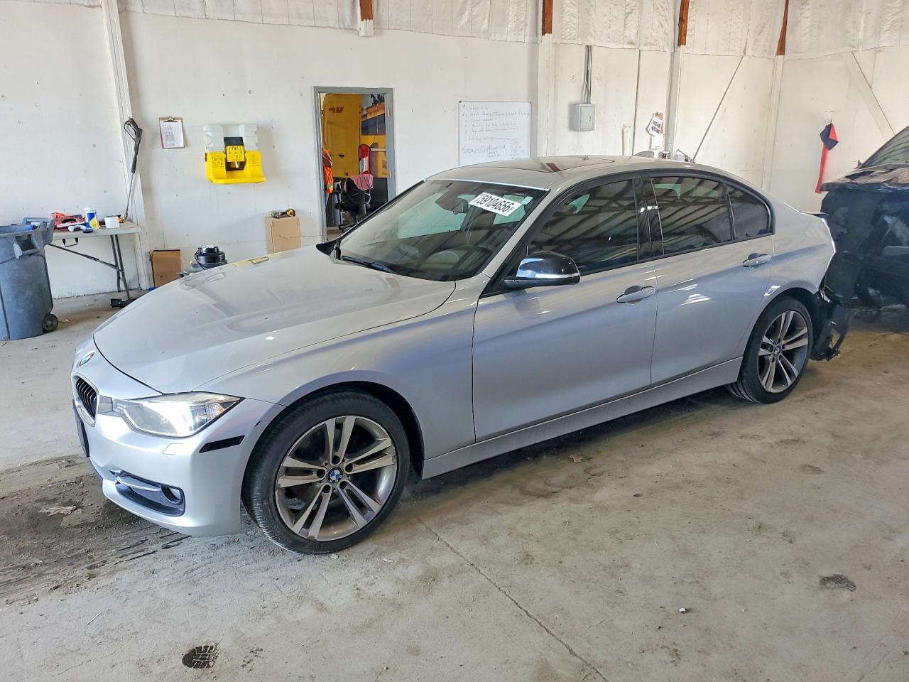 2014 Bmw 328 D Xdrive Silver vin: WBA3D5C55EKX95030