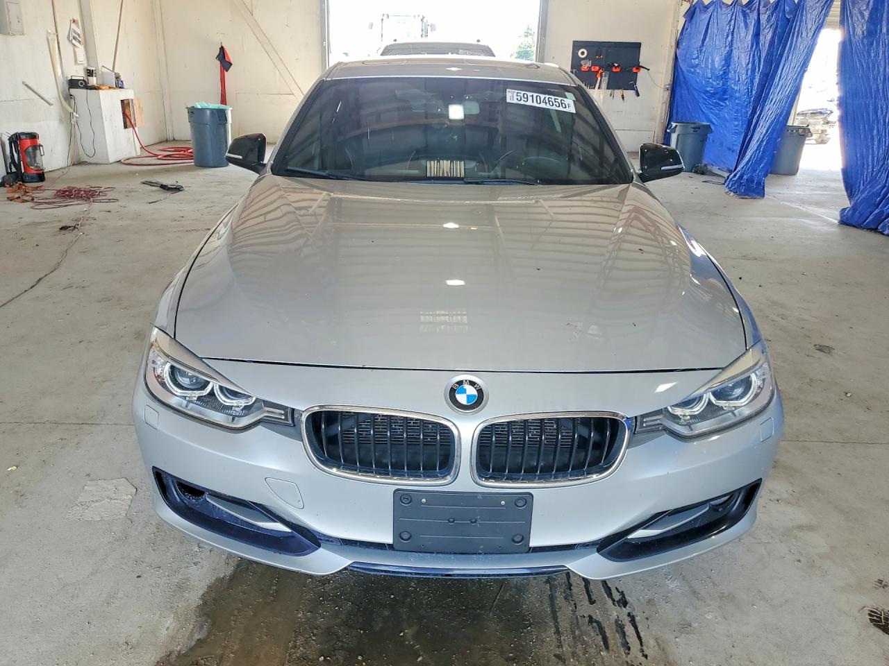 2014 Bmw 328 D Xdrive Silver vin: WBA3D5C55EKX95030