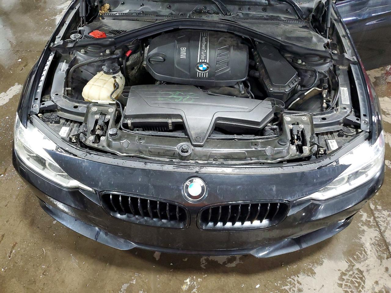 2014 Bmw 328 D Xdrive Black vin: WBA3D5C56EKX95294