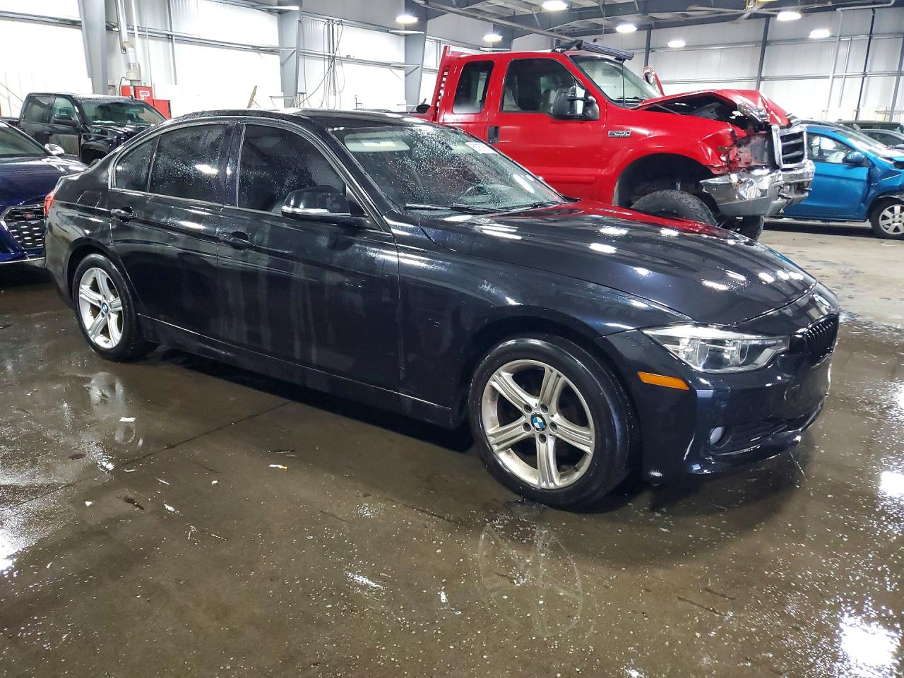 2014 Bmw 328 D Xdrive Black vin: WBA3D5C56EKX95294
