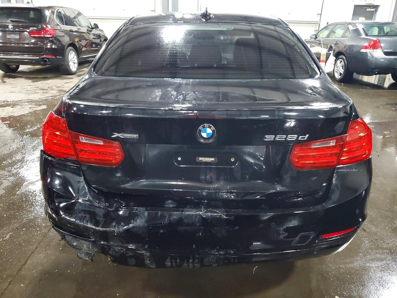 2014 Bmw 328 D Xdrive Black vin: WBA3D5C56EKX95294