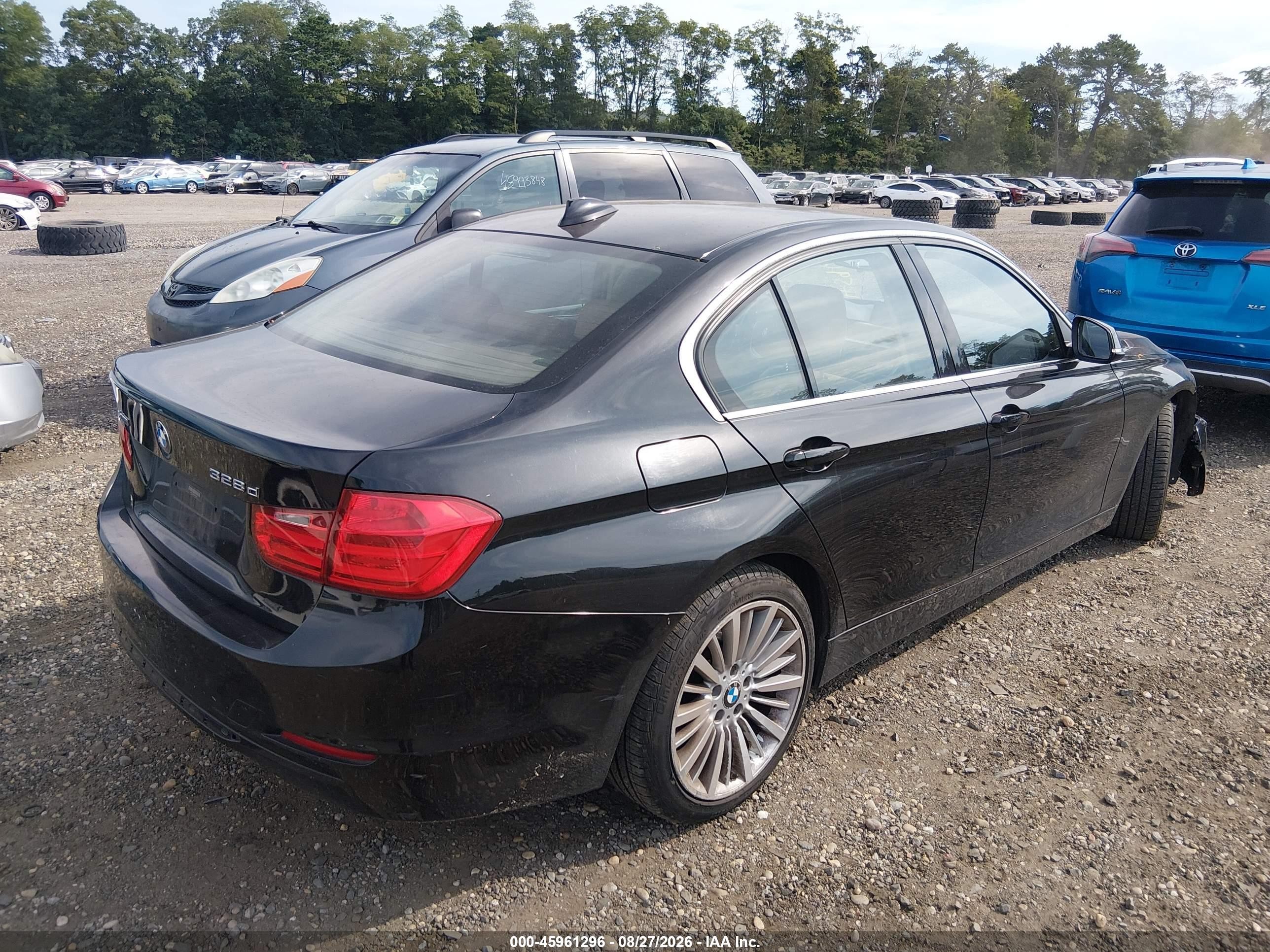 2014 Bmw 328d Xdrive Black vin: WBA3D5C57EKX97085