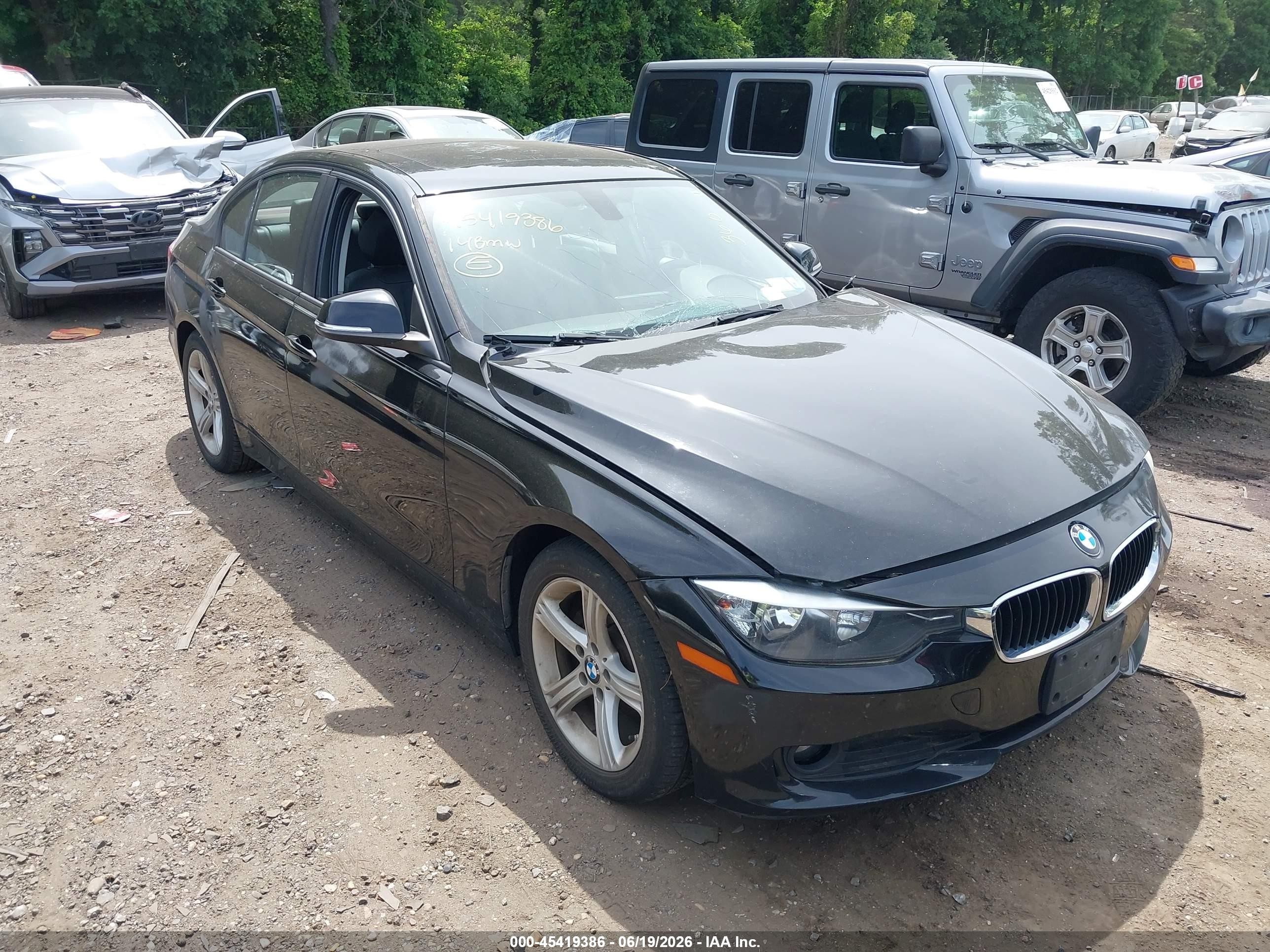 2014 Bmw 328d Xdrive Черный vin: WBA3D5C57EKX97295