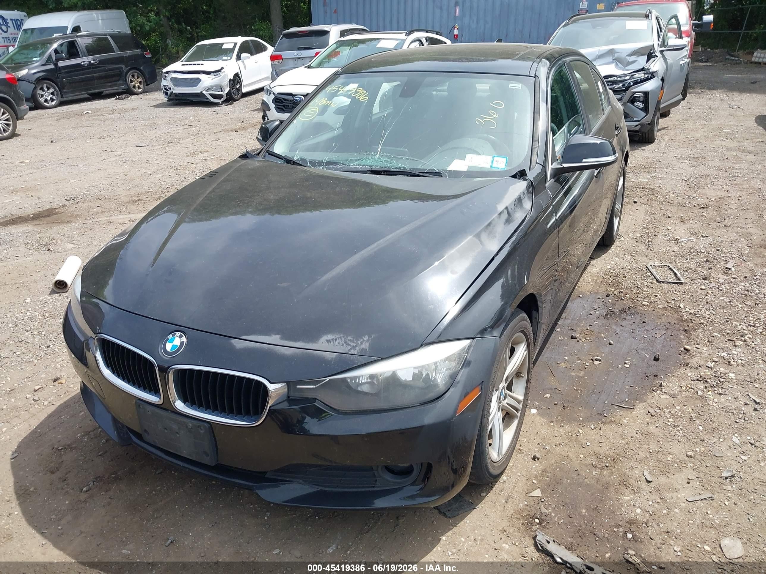 2014 Bmw 328d Xdrive Черный vin: WBA3D5C57EKX97295