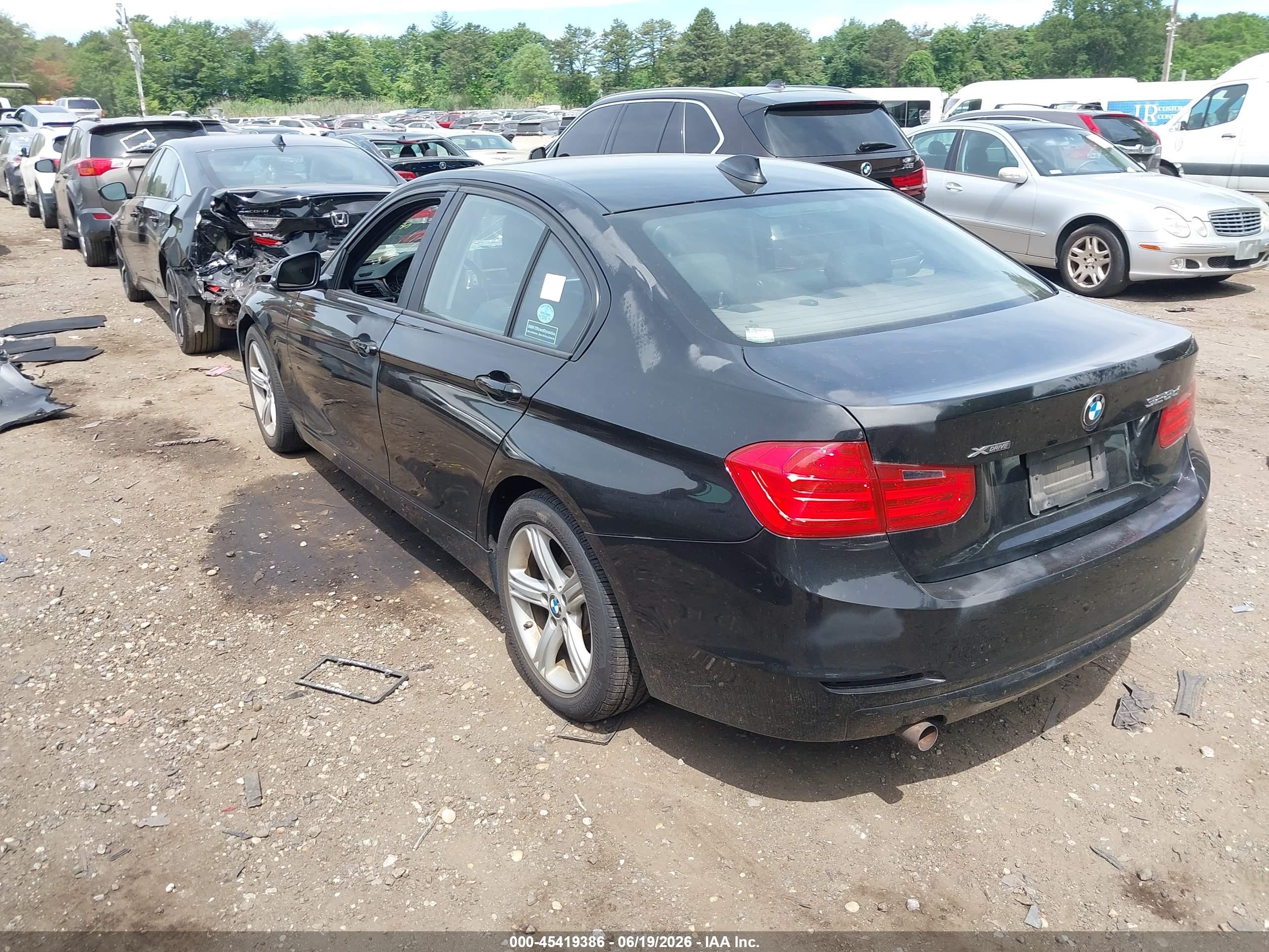 2014 Bmw 328d Xdrive Черный vin: WBA3D5C57EKX97295