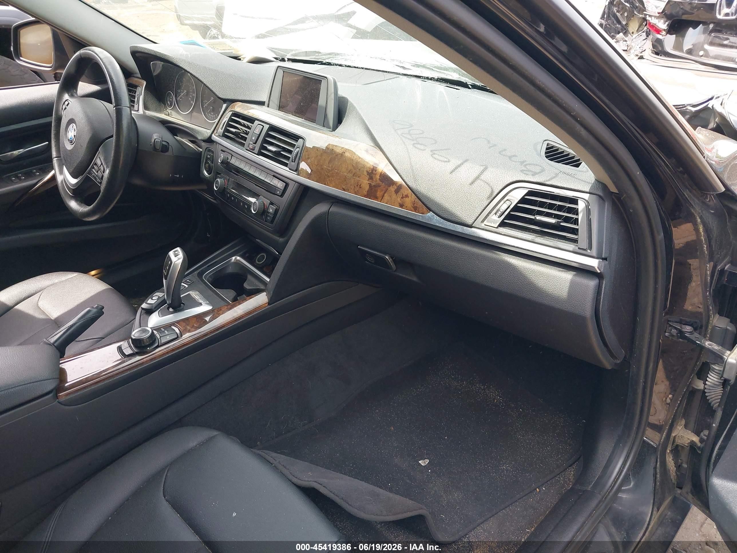 2014 Bmw 328d Xdrive Черный vin: WBA3D5C57EKX97295