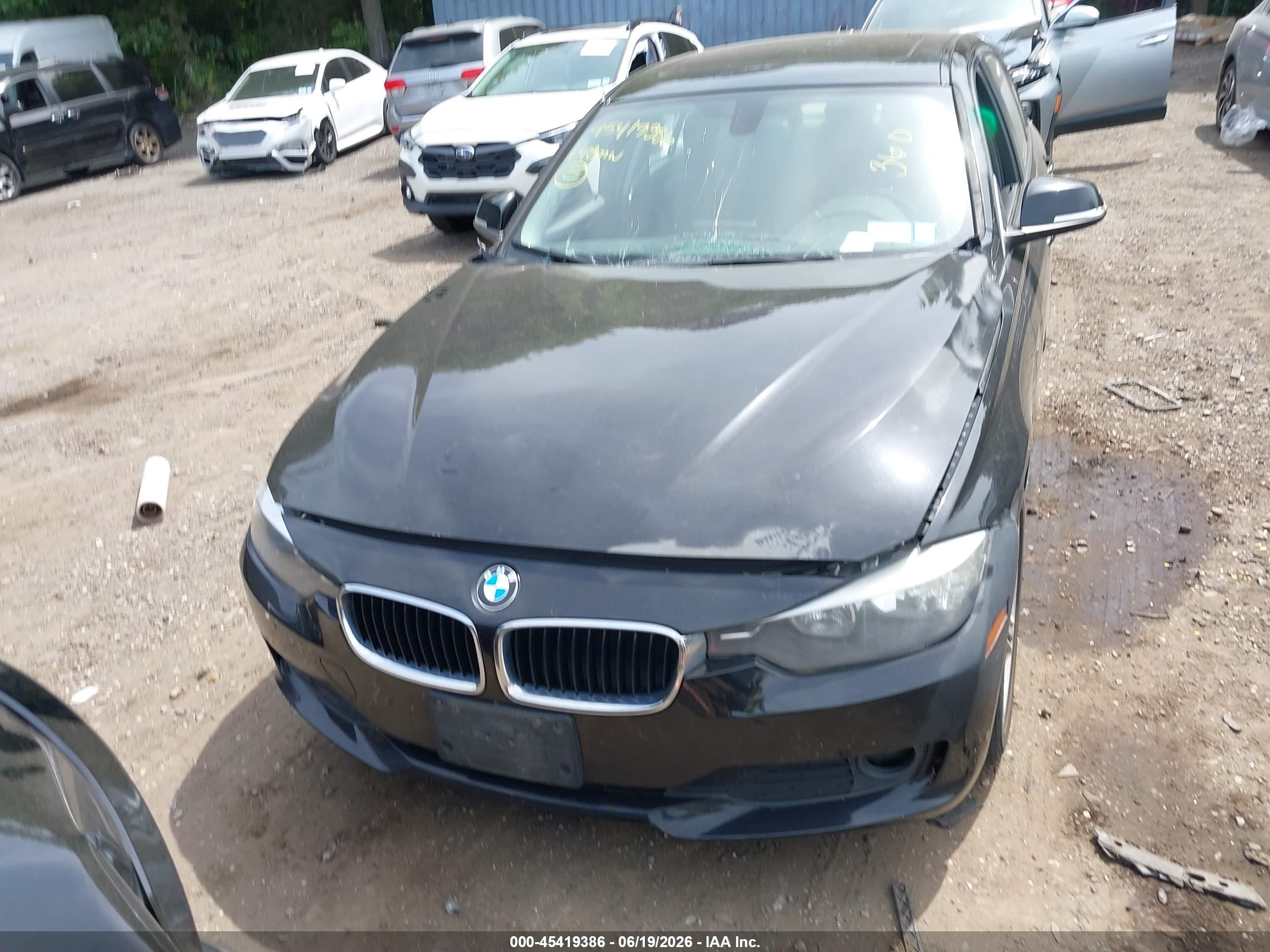 2014 Bmw 328d Xdrive Черный vin: WBA3D5C57EKX97295