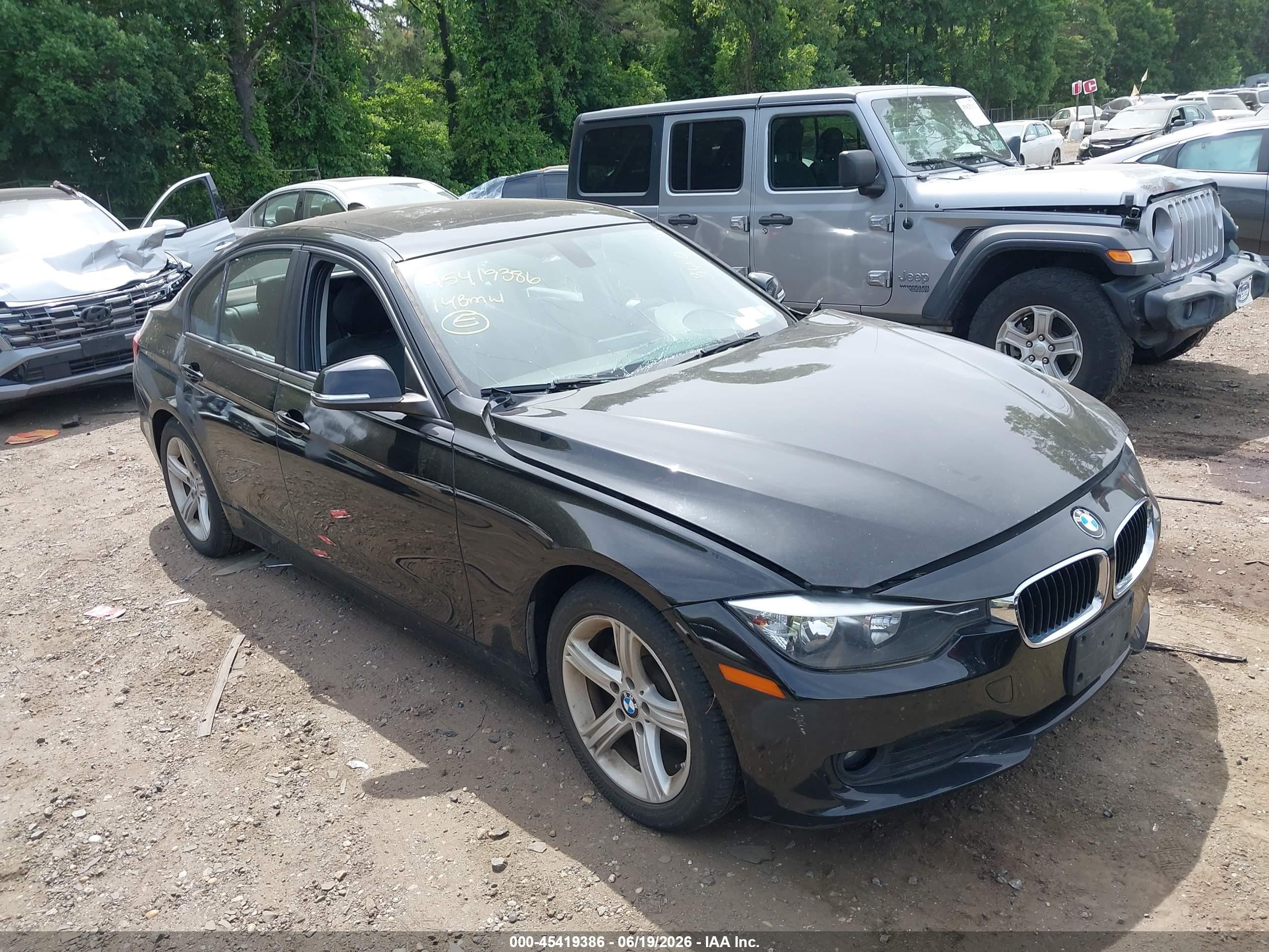 2014 Bmw 328d Xdrive Черный vin: WBA3D5C57EKX97295
