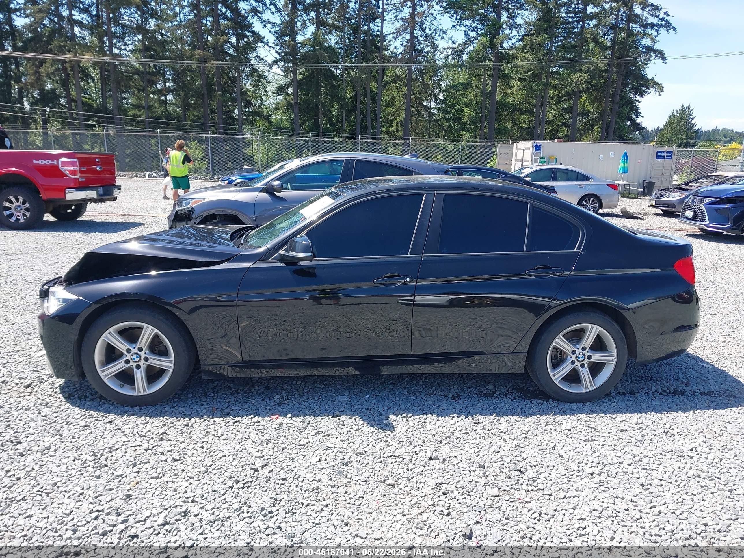 2014 Bmw 328d Xdrive Black vin: WBA3D5C57EKX98737