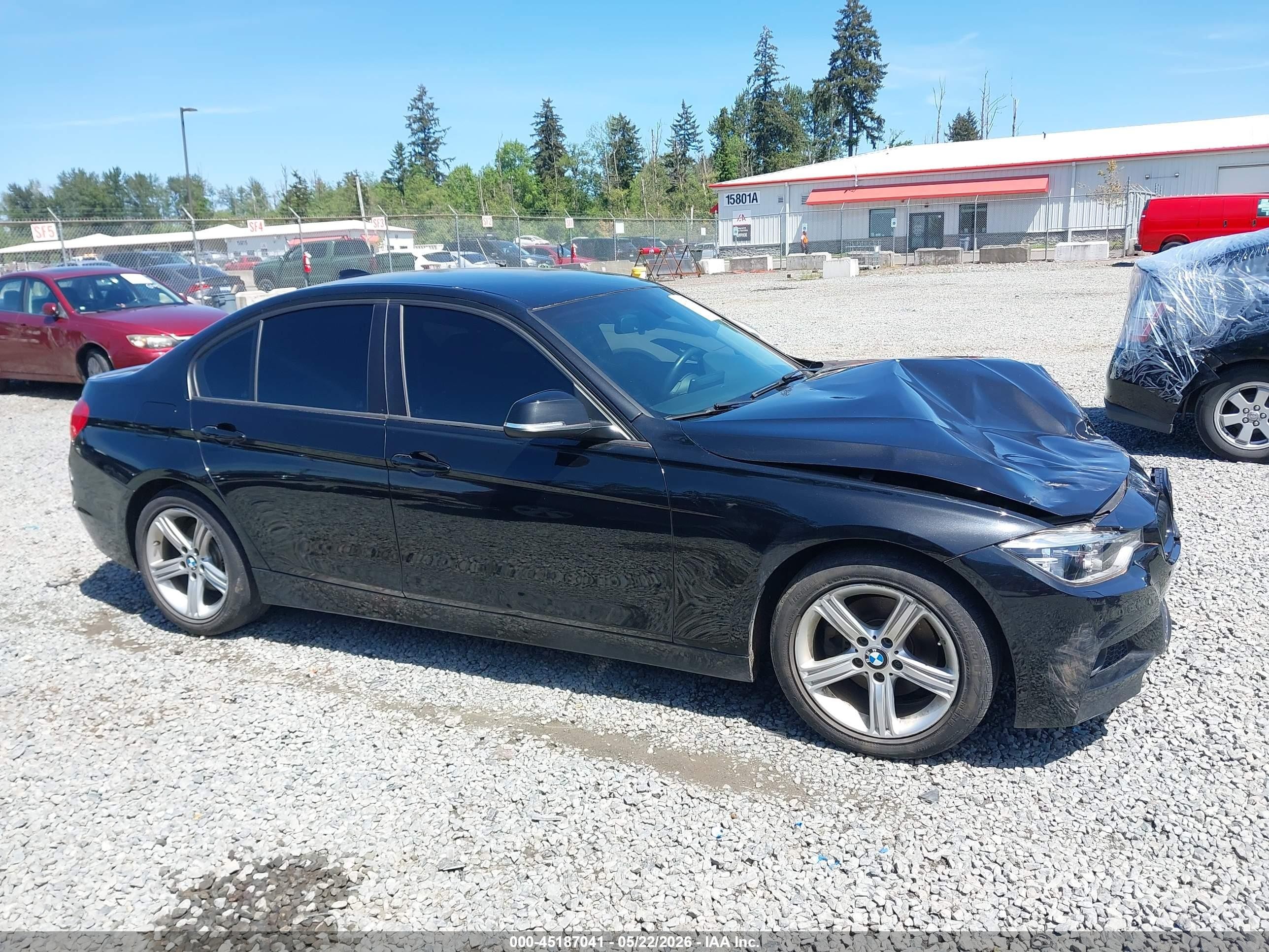 2014 Bmw 328d Xdrive Black vin: WBA3D5C57EKX98737