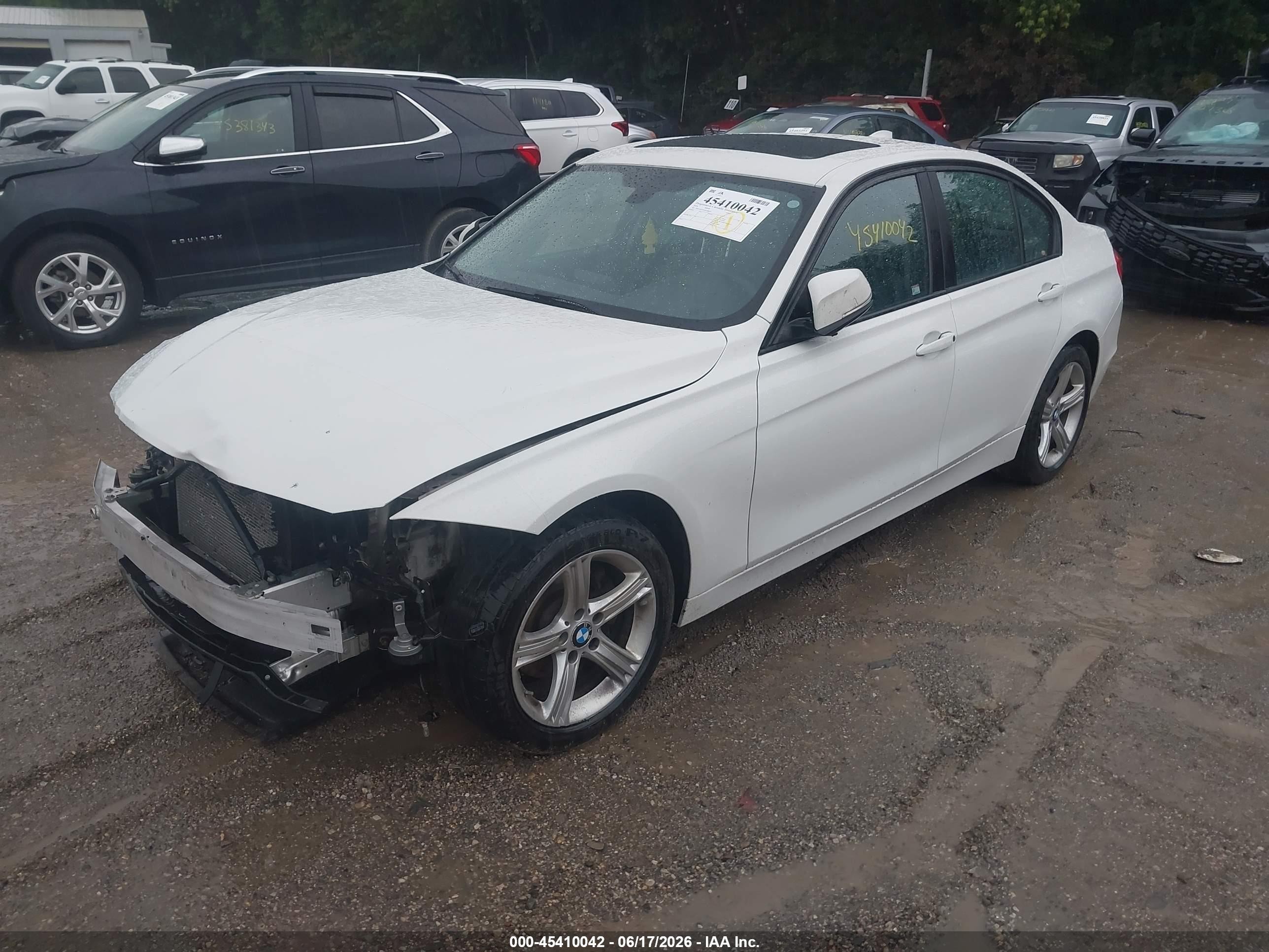 2014 Bmw 328d Xdrive White vin: WBA3D5C5XEKX98327