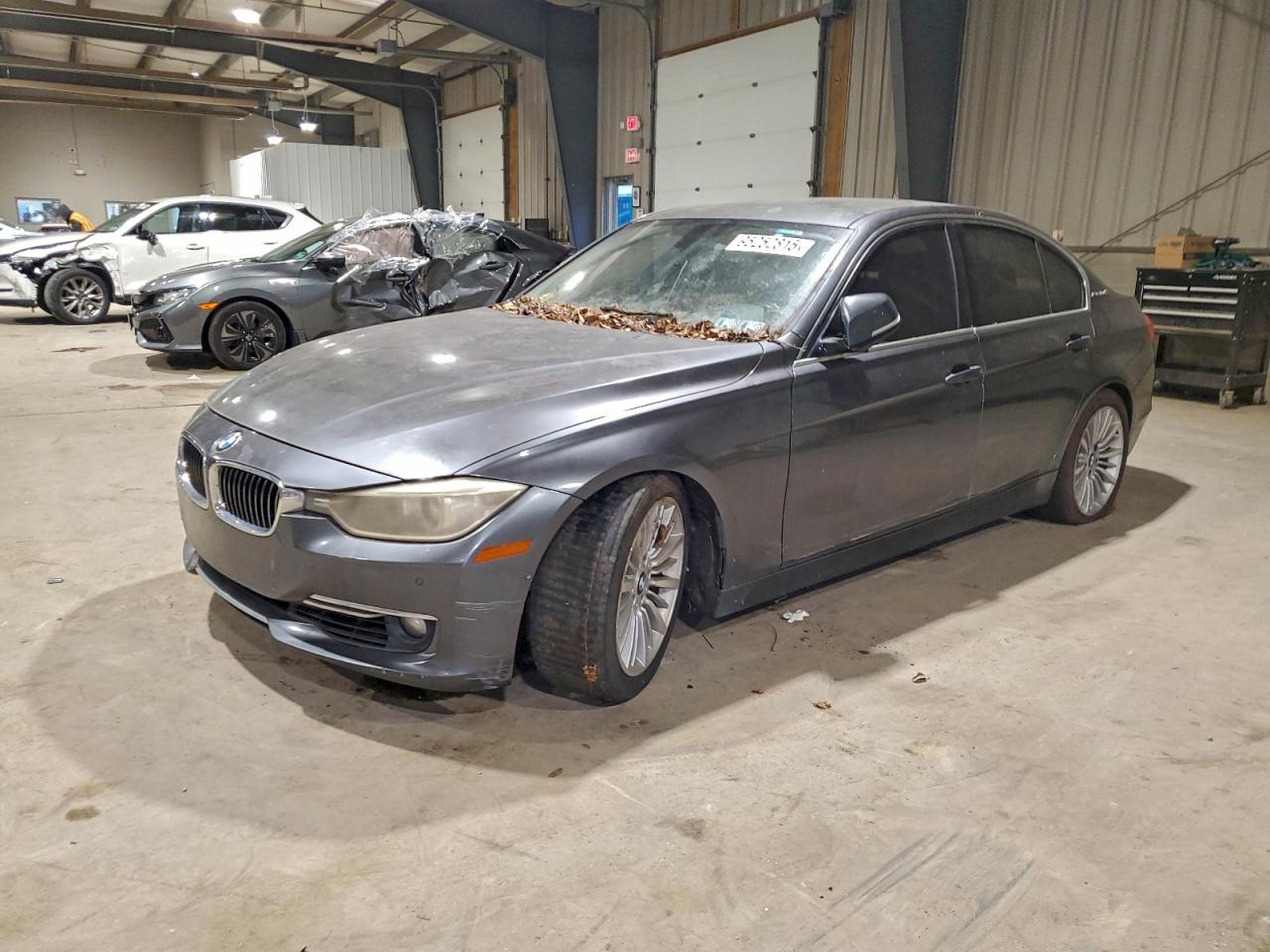 2013 Bmw Activehybrid 3 Gray vin: WBA3F9C50DF145143