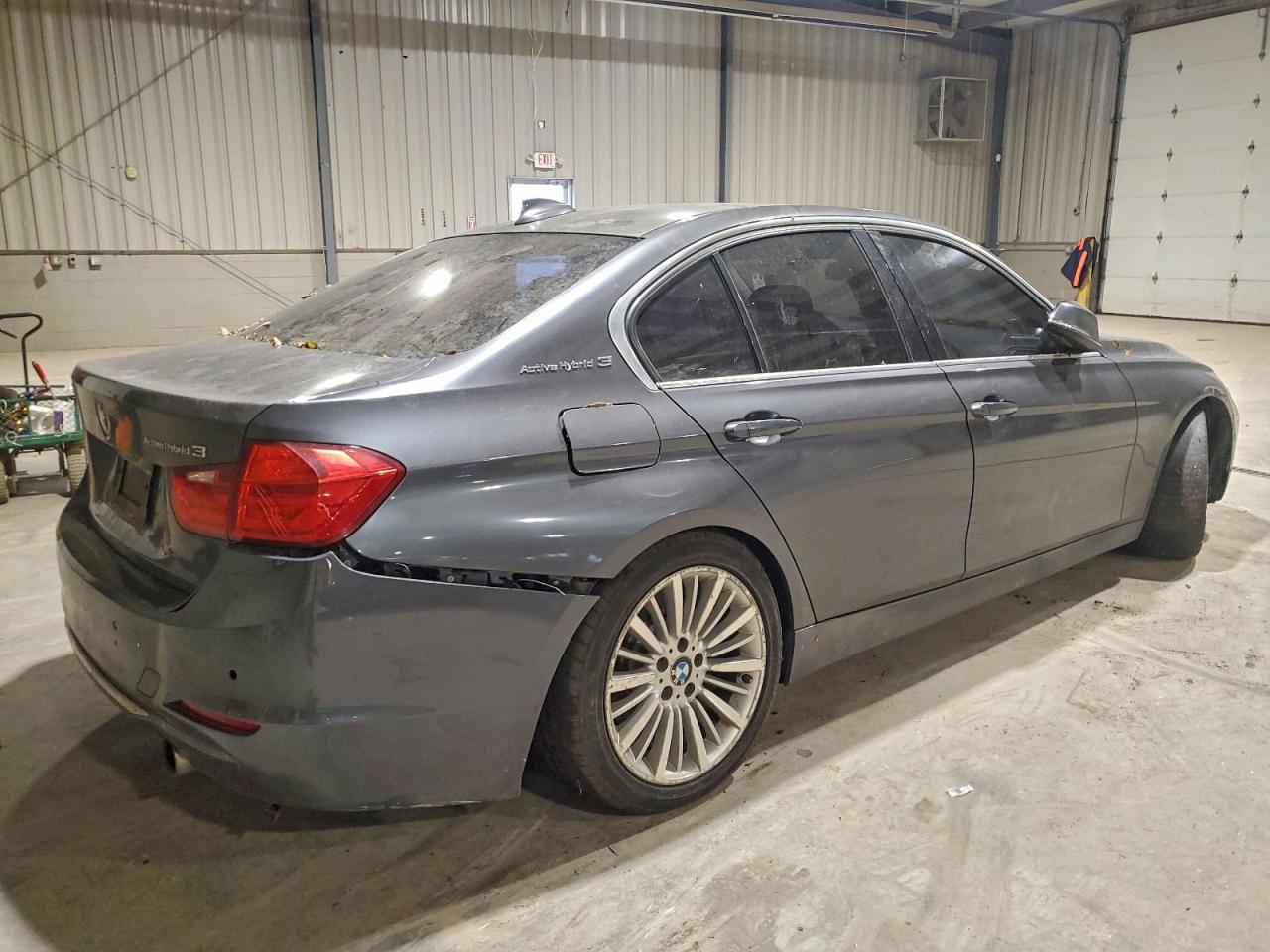 2013 Bmw Activehybrid 3 Gray vin: WBA3F9C50DF145143