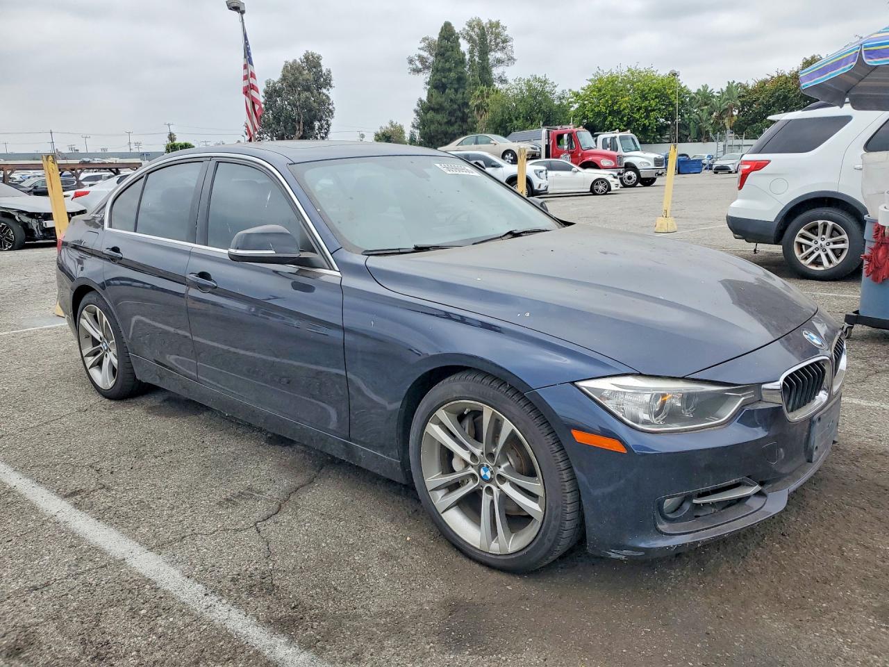 2013 Bmw Activehybrid 3 Blue vin: WBA3F9C50DF484159