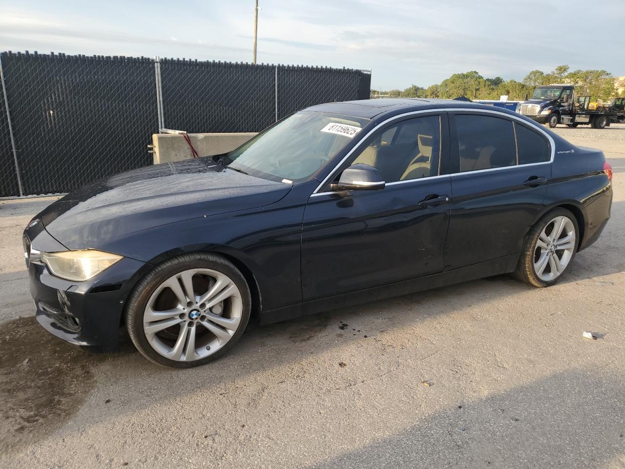 2013 Bmw Activehybrid 3 Blue vin: WBA3F9C50DF484484