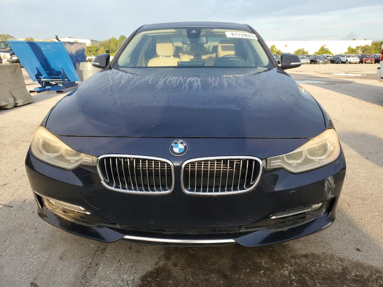 2013 Bmw Activehybrid 3 Blue vin: WBA3F9C50DF484484