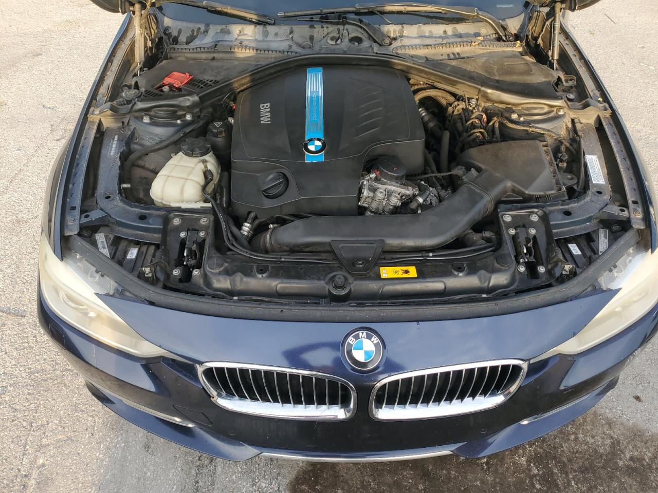 2013 Bmw Activehybrid 3 Blue vin: WBA3F9C50DF484484