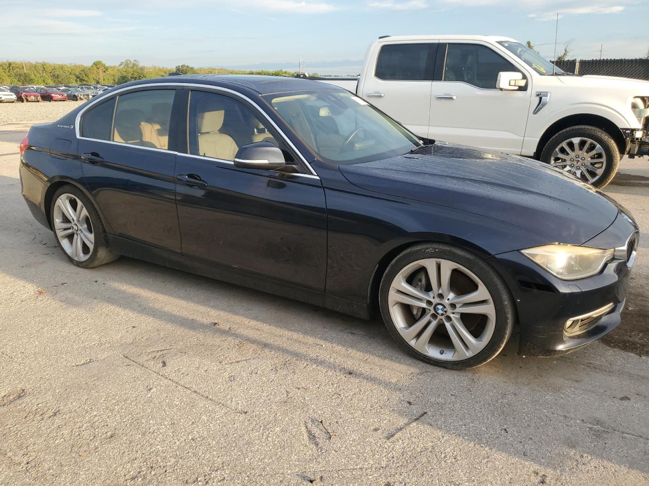 2013 Bmw Activehybrid 3 Blue vin: WBA3F9C50DF484484
