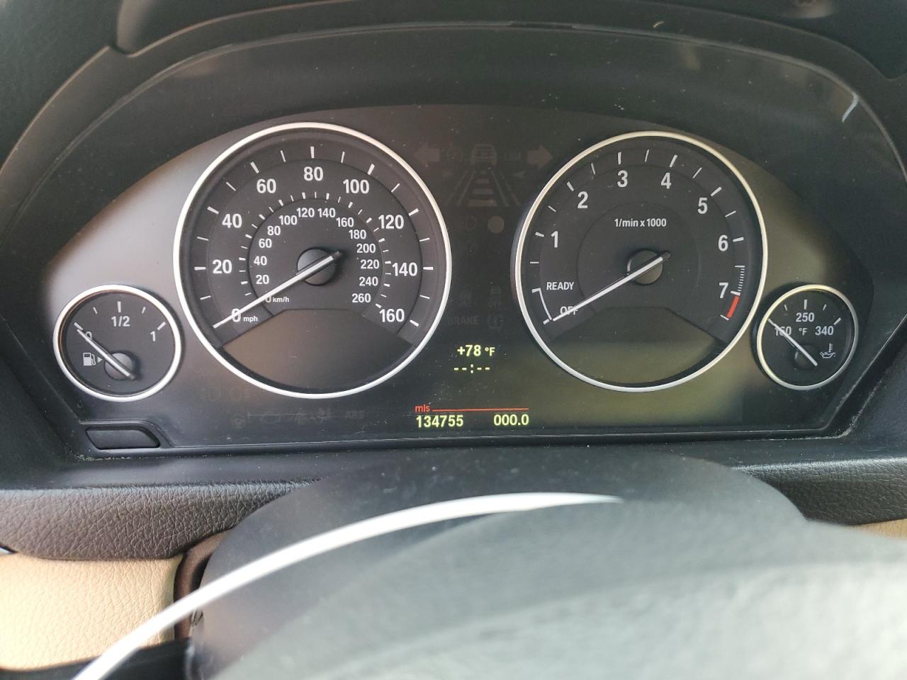 2013 Bmw Activehybrid 3 Blue vin: WBA3F9C50DF484484