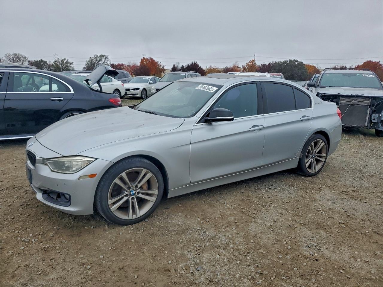 2013 Bmw Activehybrid 3 Silver vin: WBA3F9C51DF145295
