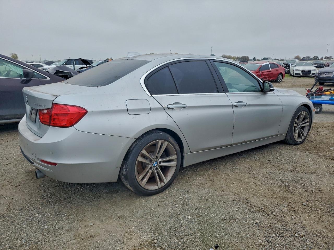 2013 Bmw Activehybrid 3 Silver vin: WBA3F9C51DF145295