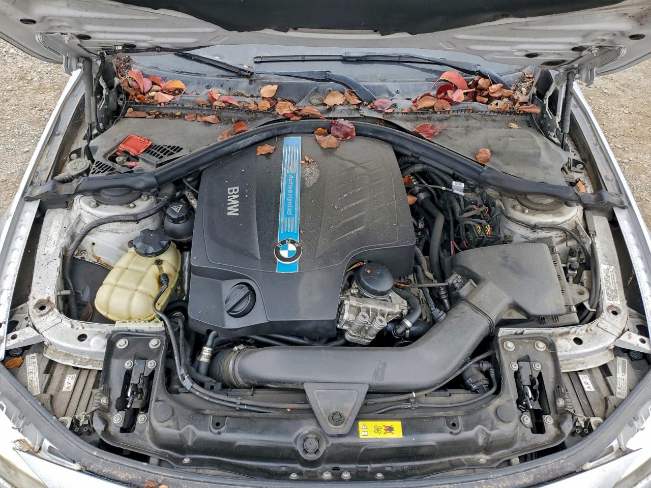 2013 Bmw Activehybrid 3 Silver vin: WBA3F9C51DF145295