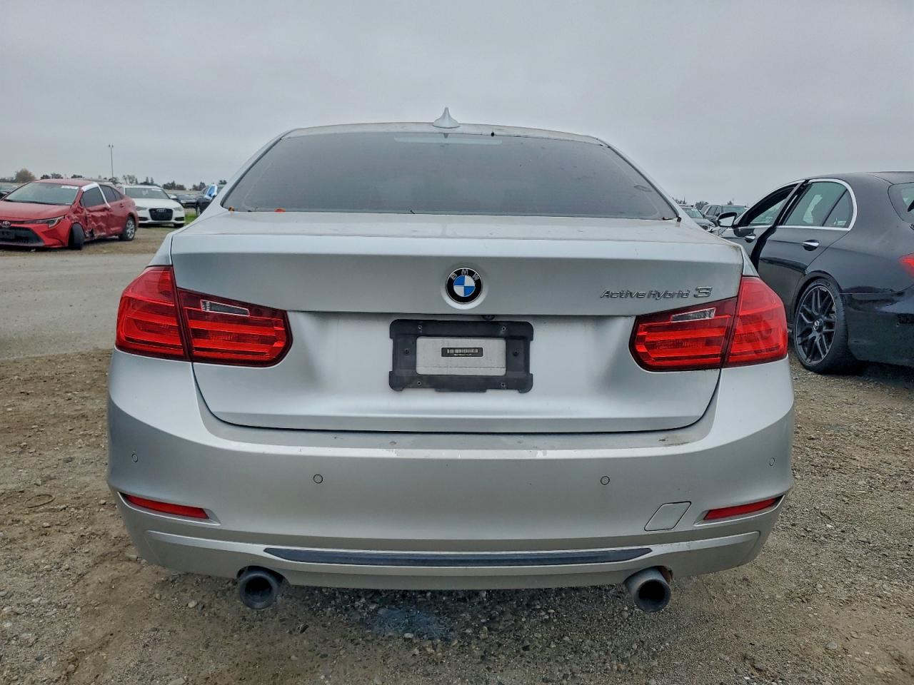 2013 Bmw Activehybrid 3 Silver vin: WBA3F9C51DF145295